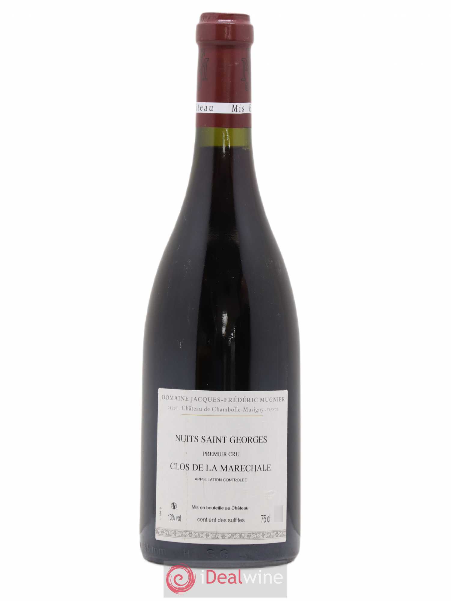 Nuits-Saint-Georges 1er Cru Clos de La Maréchale Jacques-Frédéric Mugnier 2010 - Lot de 1 bouteille - 1
