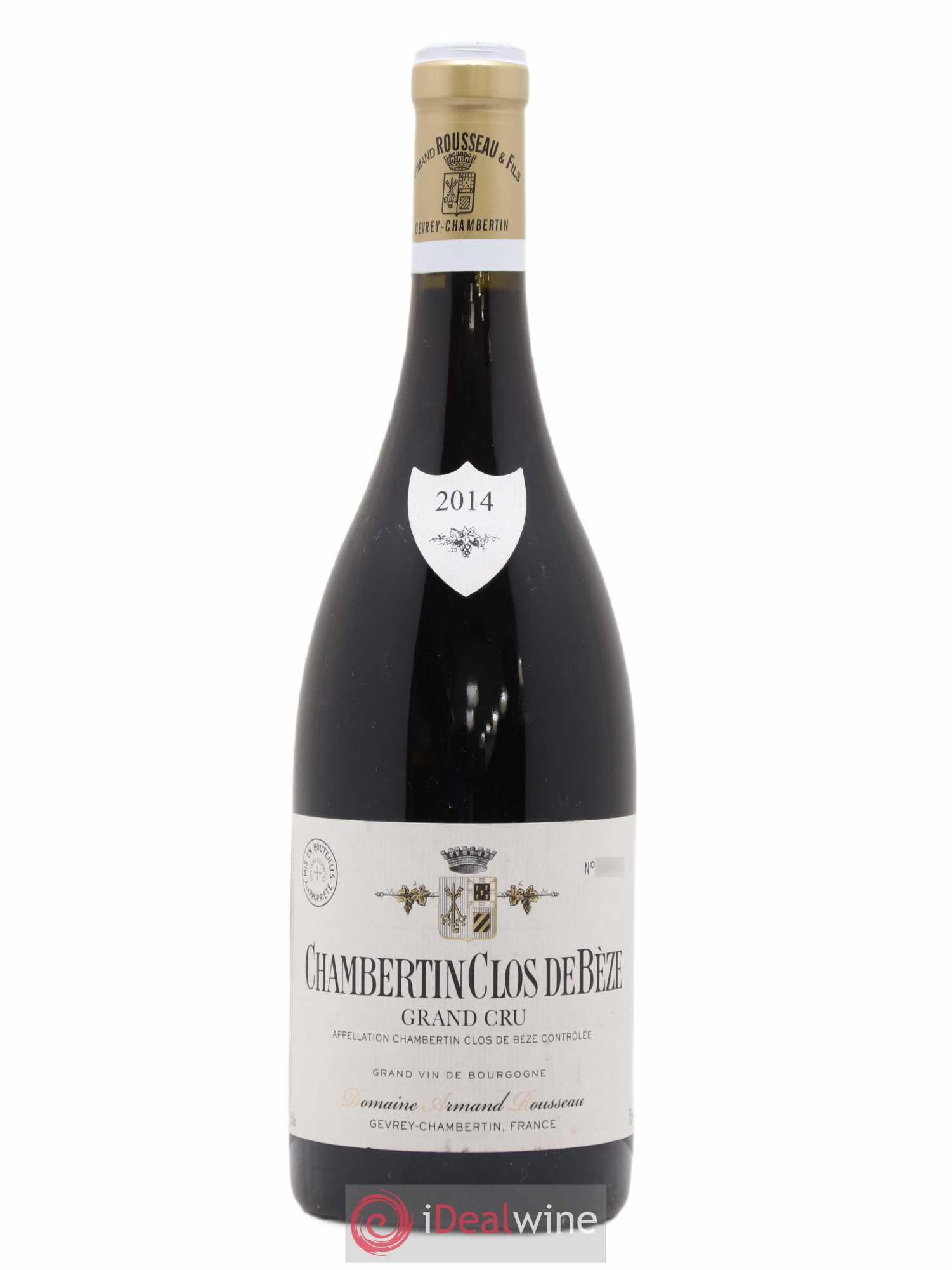 Chambertin Clos de Bèze Grand Cru Armand Rousseau (Domaine) 2014 - Lot de 1 bouteille - 0