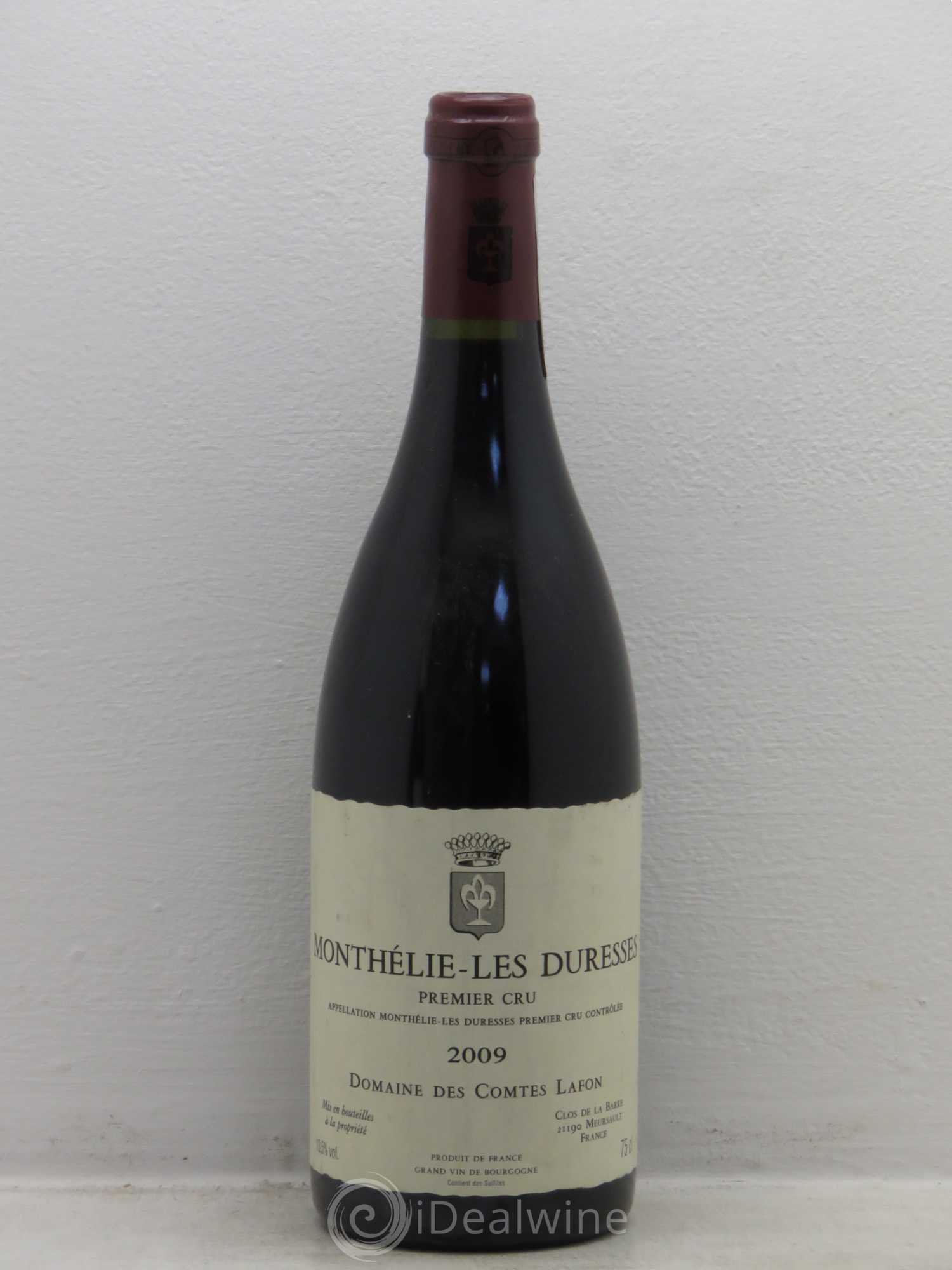 Monthélie 1er Cru 2009 - Lot de 1 bouteille - 0