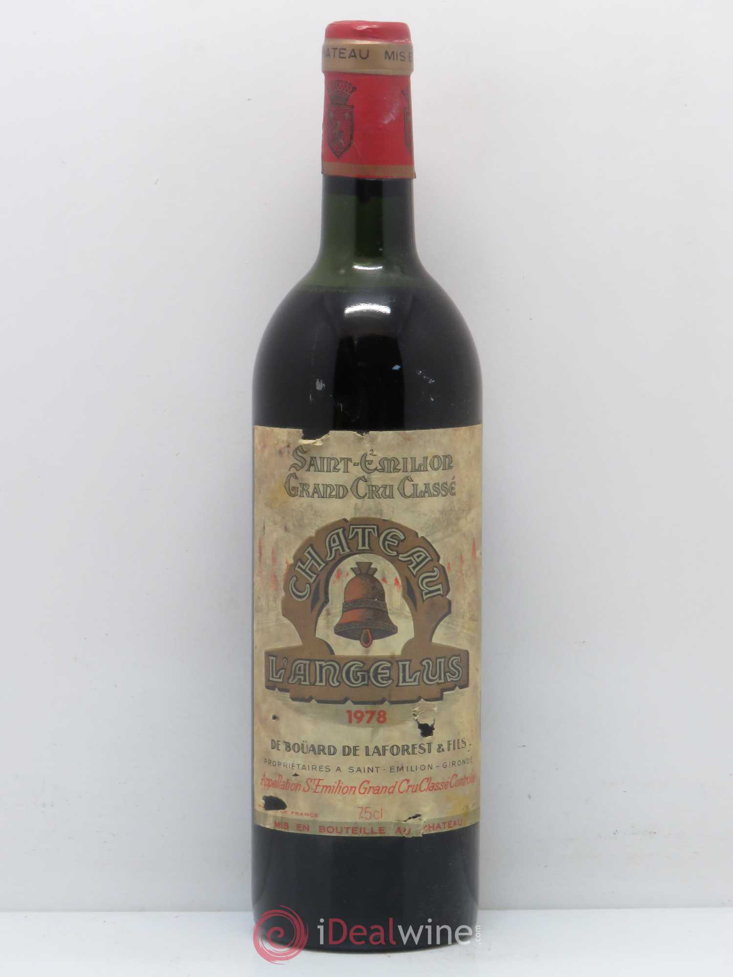 Château Angélus 1er Grand Cru Classé A 1978 - Lot de 1 bouteille - 0