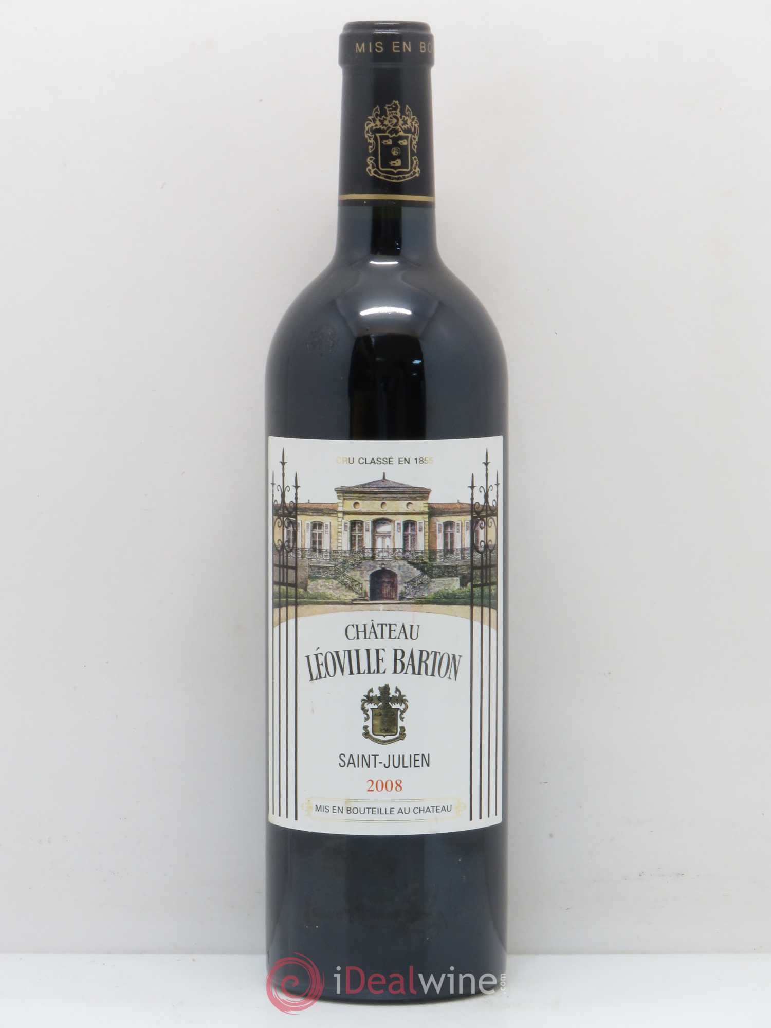 Château Léoville Barton 2ème Grand Cru Classé 2008 - Lot de 1 bouteille - 0