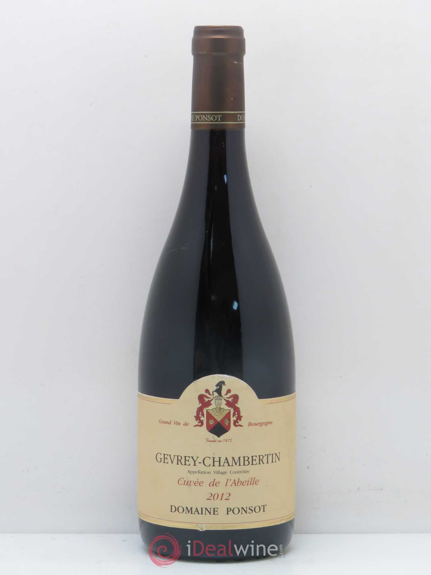 Gevrey-Chambertin Cuvée de l'Abeille Ponsot (Domaine) 2012 - Lot de 1 bouteille - 0