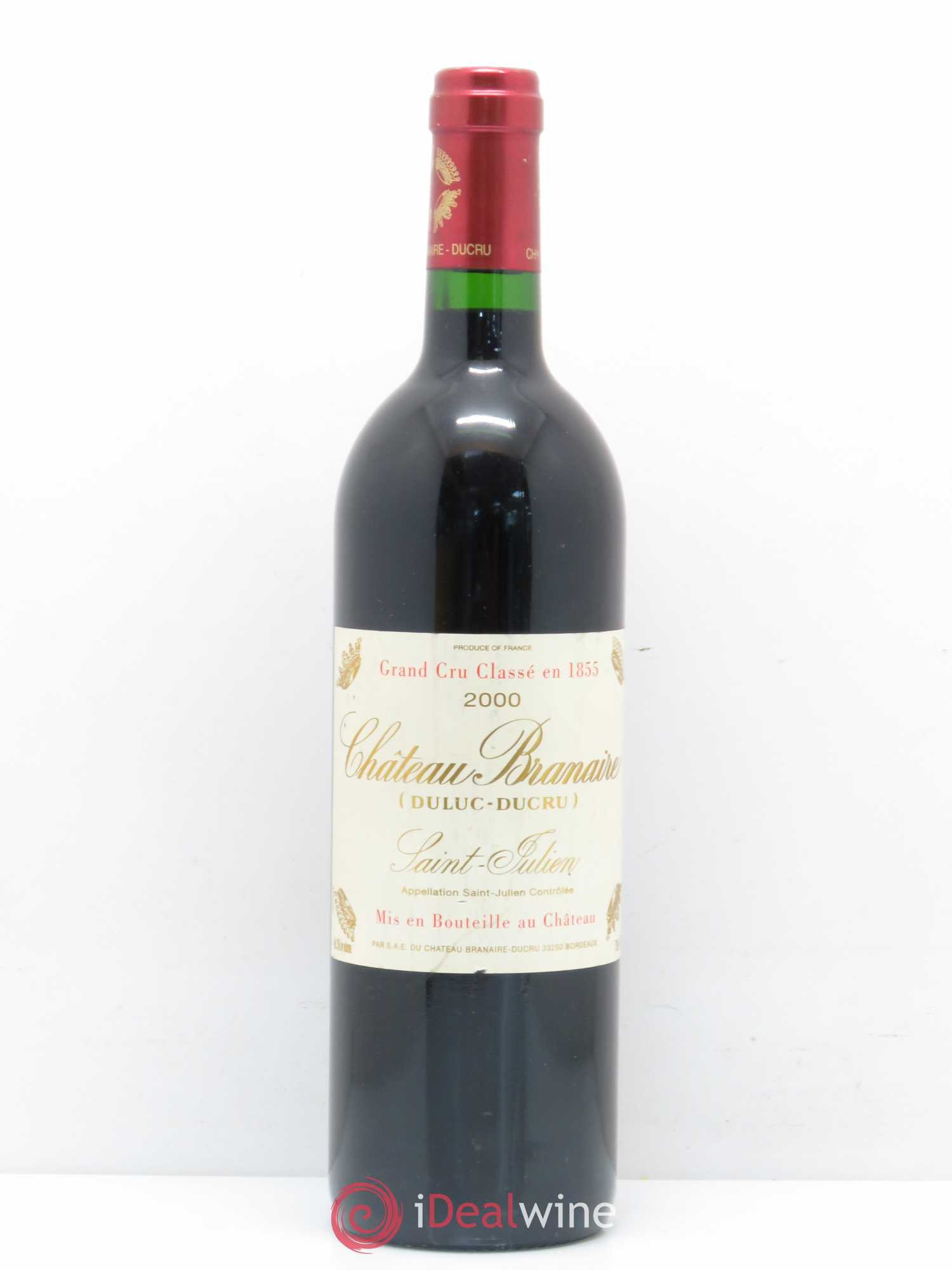 Château Branaire Ducru 4ème Grand Cru Classé 2000 - Lot de 1 bouteille - 0