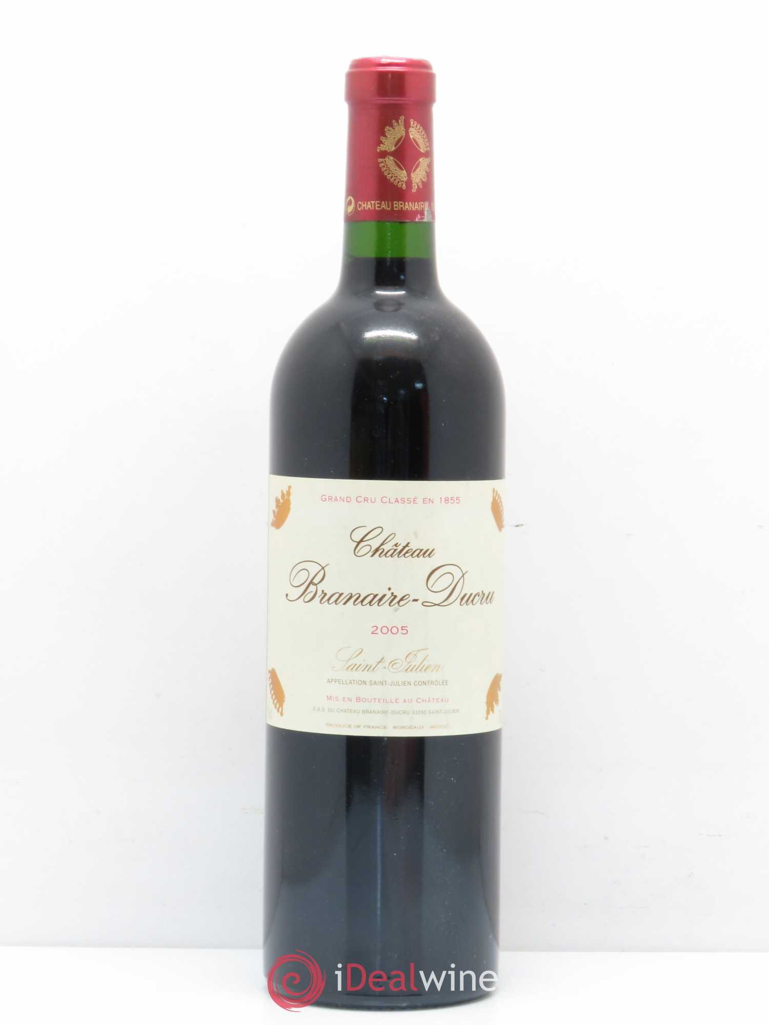 Château Branaire Ducru 4ème Grand Cru Classé 2005 - Lot de 1 bouteille - 0