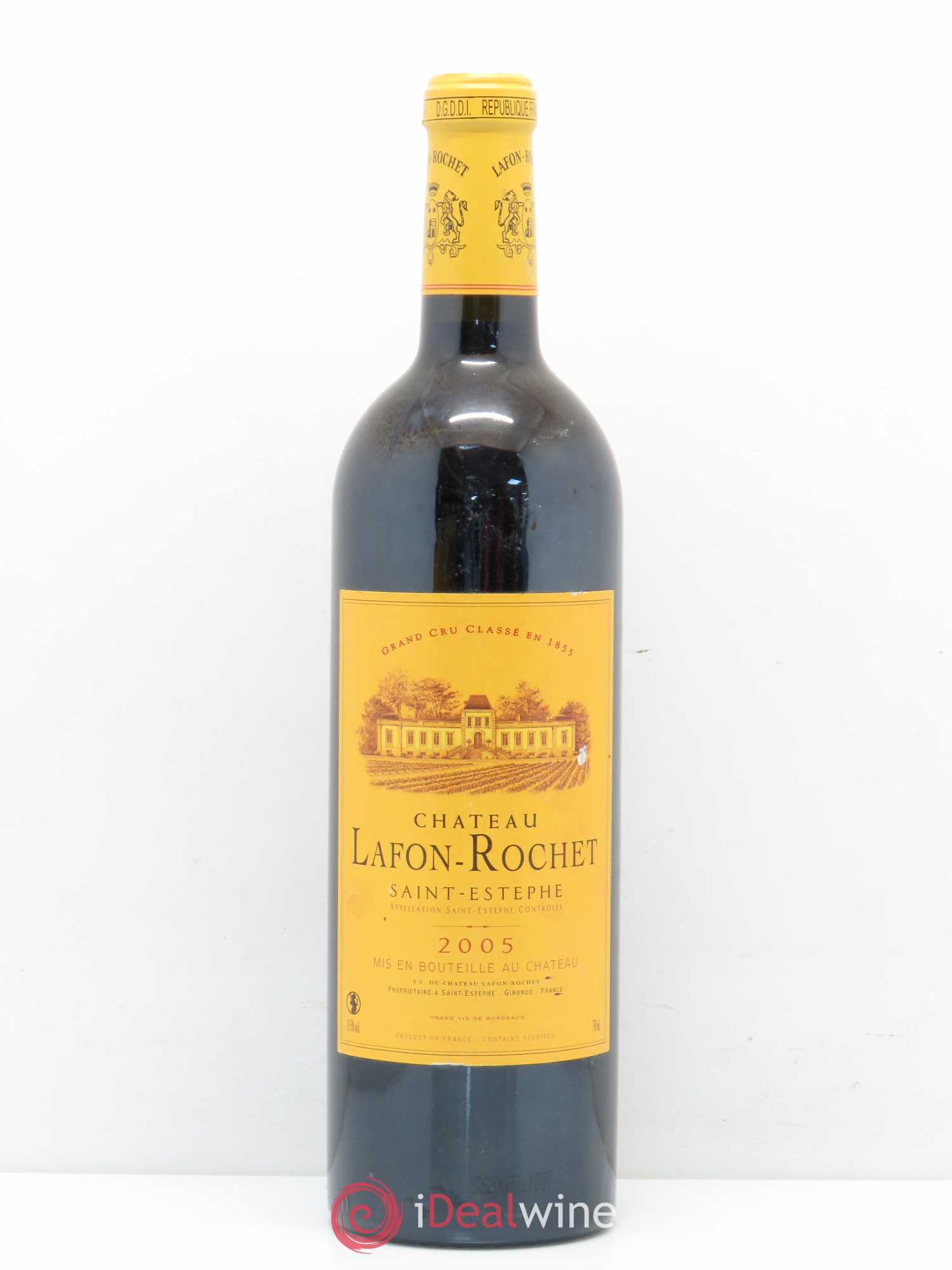 Château Lafon Rochet 4ème Grand Cru Classé 2005 - Lot de 1 bouteille - 0