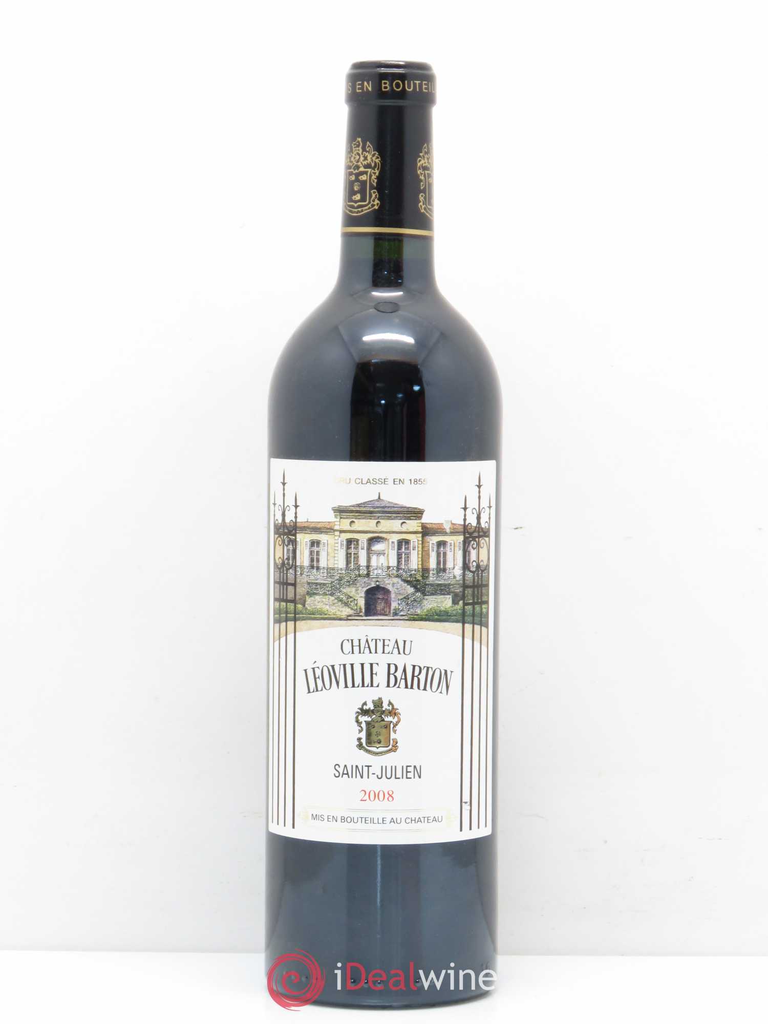Château Léoville Barton 2ème Grand Cru Classé 2008 - Lot de 1 bouteille - 0