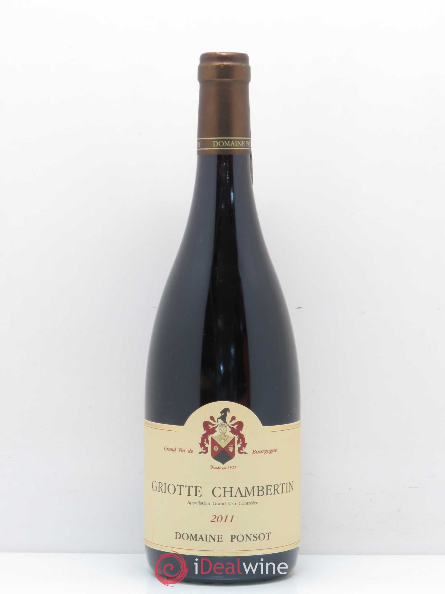 Griotte-Chambertin Grand Cru Ponsot (Domaine) 2011 - Lot de 1 bouteille - 0
