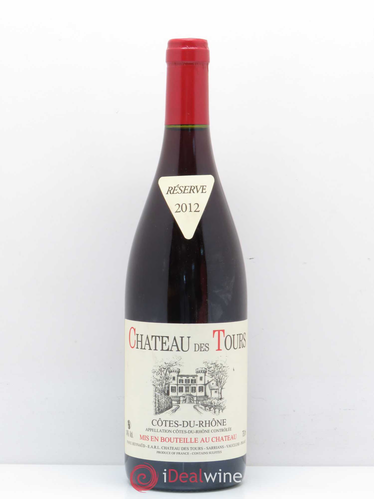 Côtes-du-Rhône Château des Tours Emmanuel Reynaud 2012 - Lot de 1 bouteille - 0