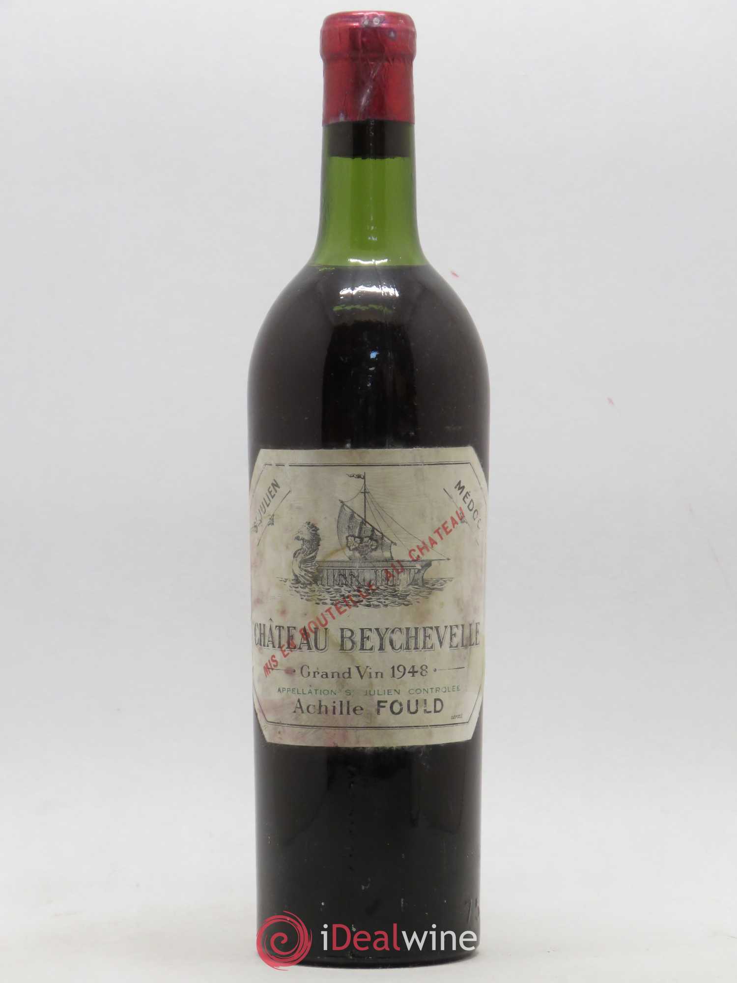 Château Beychevelle 4ème Grand Cru Classé 1948 - Lot de 1 bouteille - 0