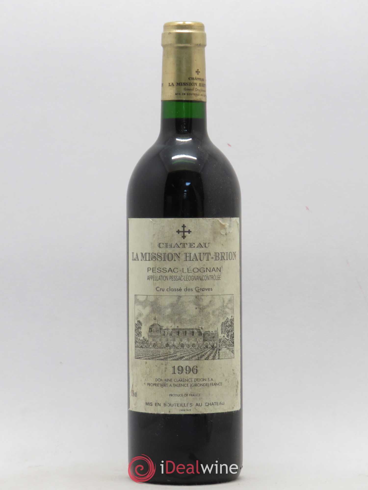 Château la Mission Haut-Brion Cru Classé de Graves 1996 - Lot de 1 bouteille - 0