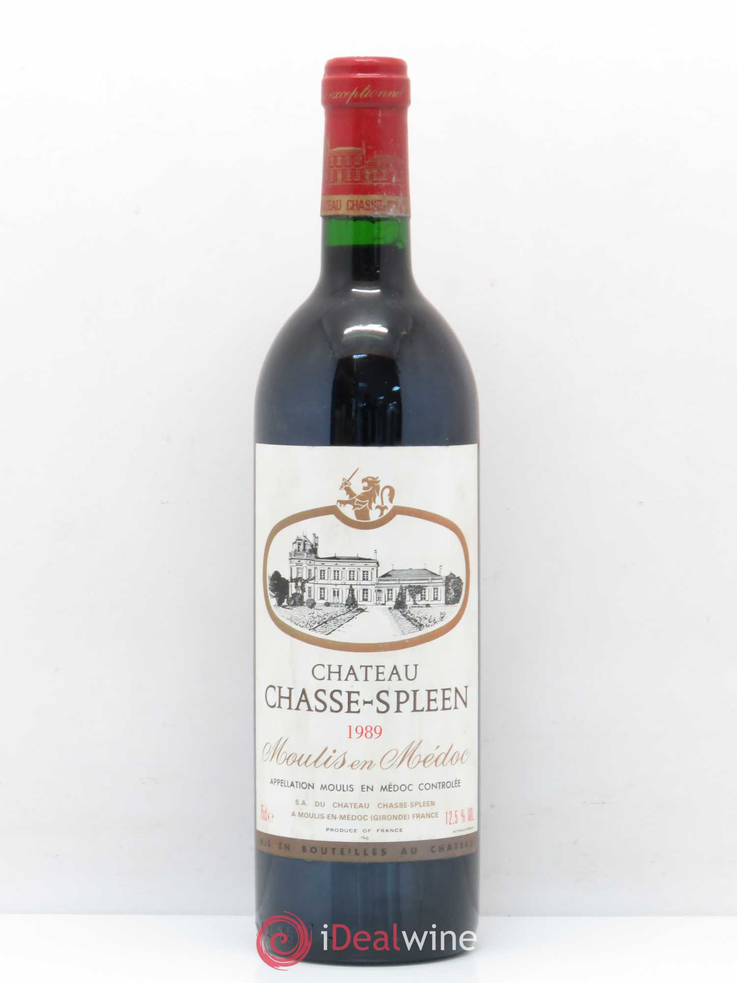 Château Chasse Spleen 1989 - Lot de 1 bouteille - 0