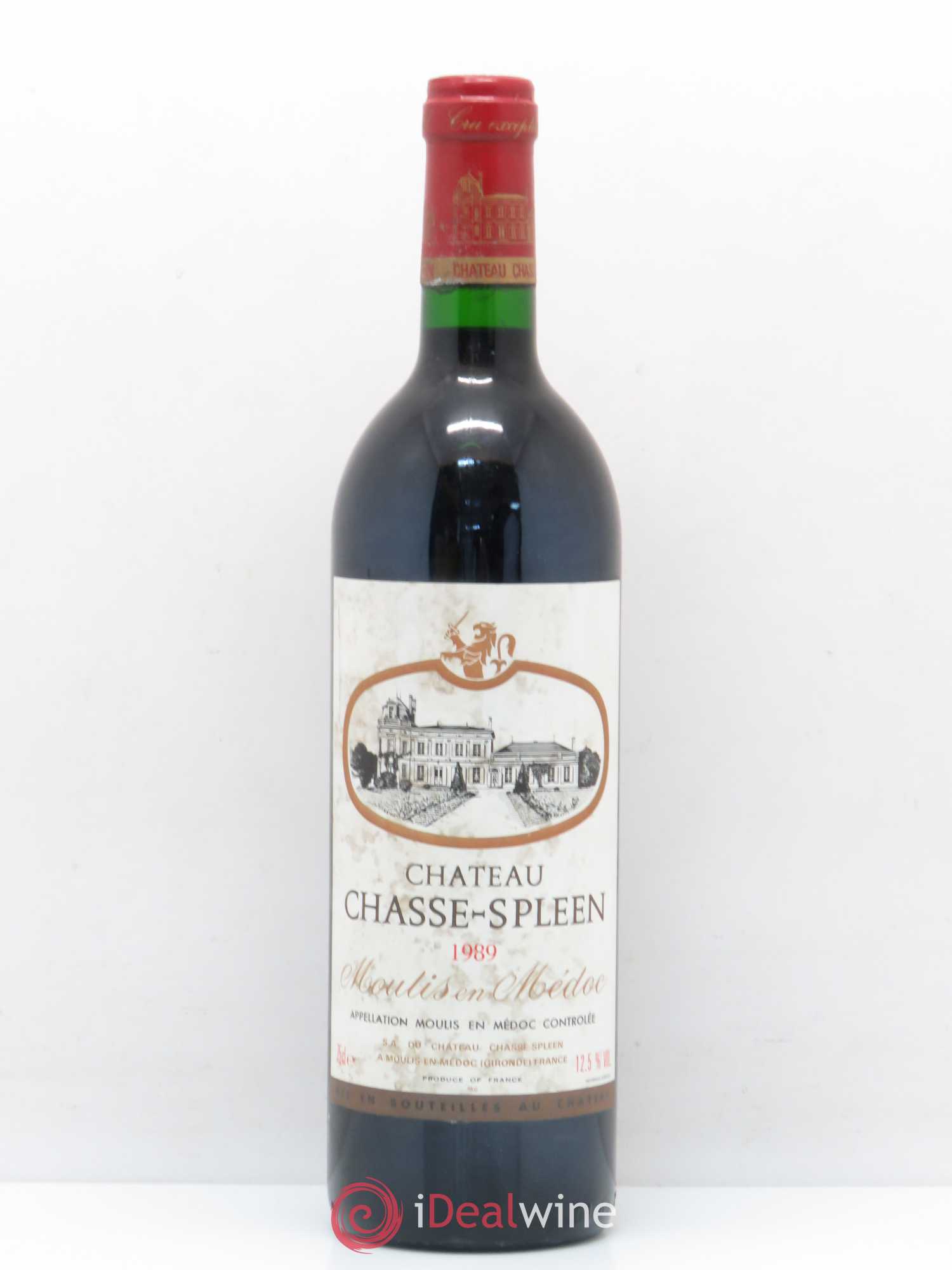 Château Chasse Spleen 1989 - Lot de 1 bouteille - 0