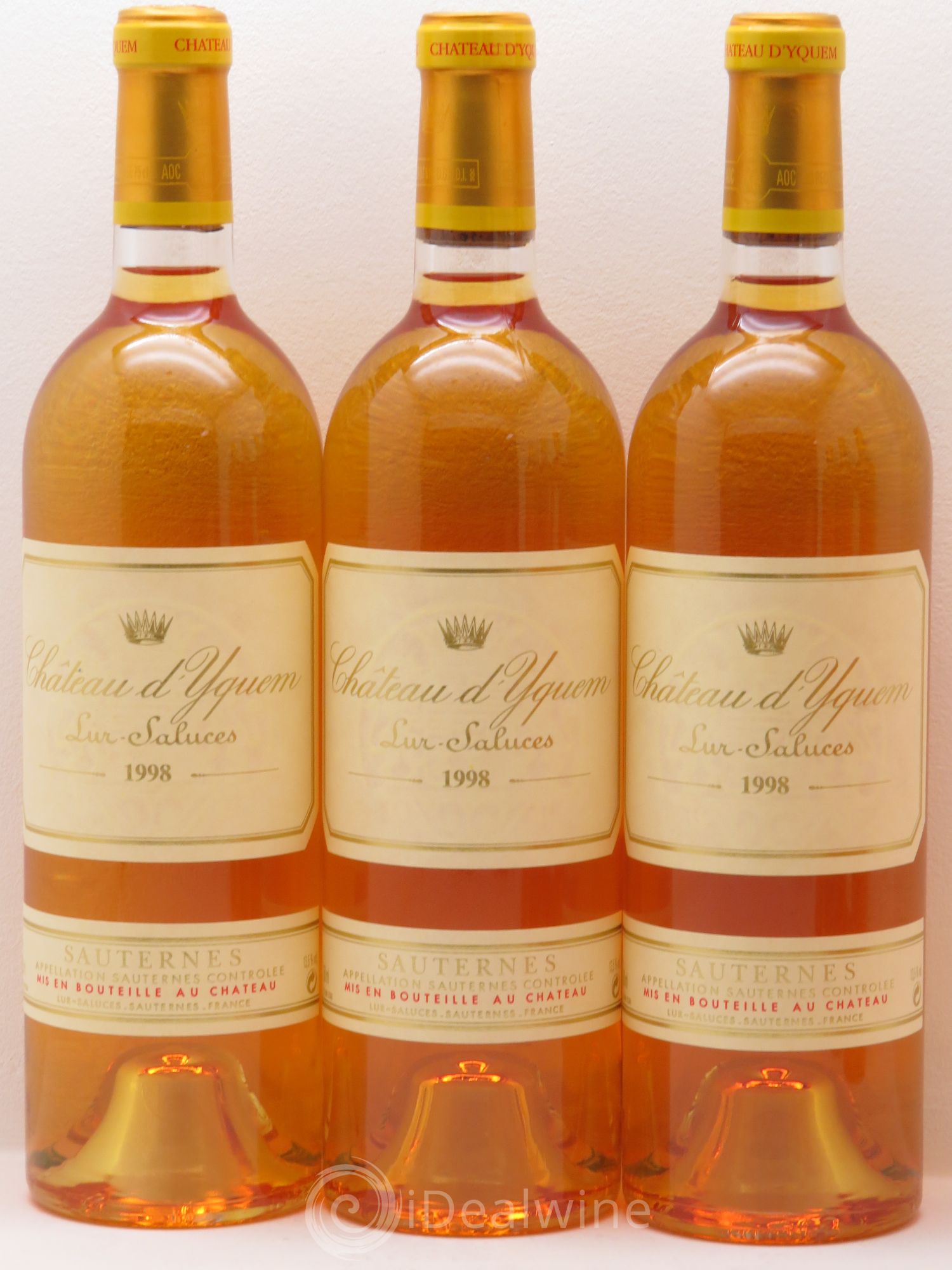 Château d' Yquem 1er Cru Classé Supérieur 1998 - Lotto di 6 bottiglie - 1