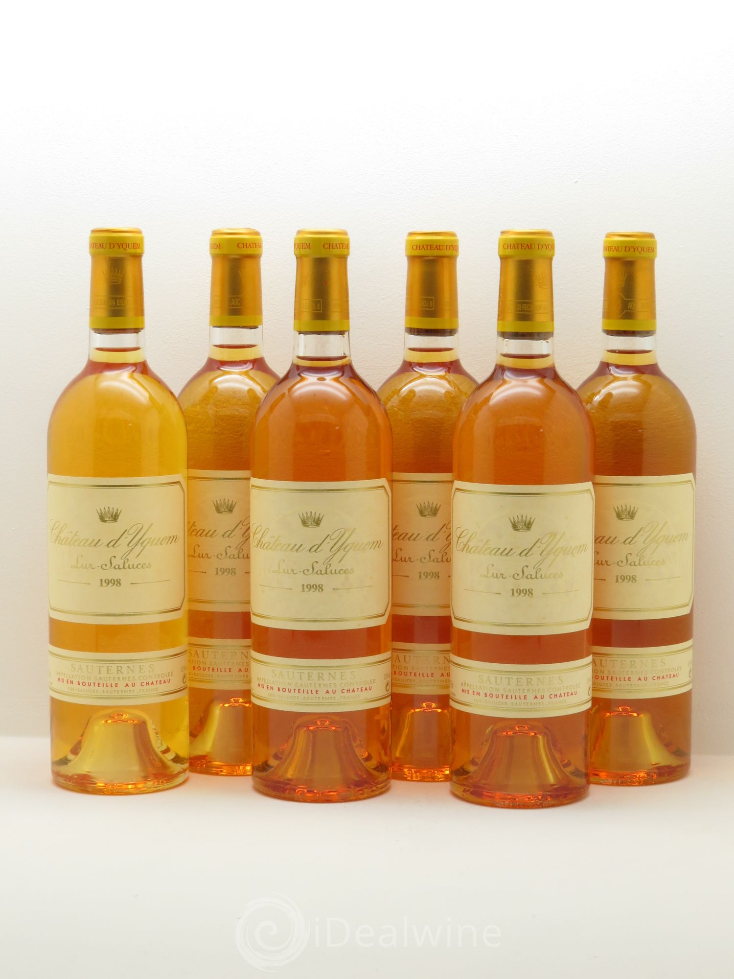 Château d' Yquem 1er Cru Classé Supérieur 1998 - Lotto di 6 bottiglie - 0