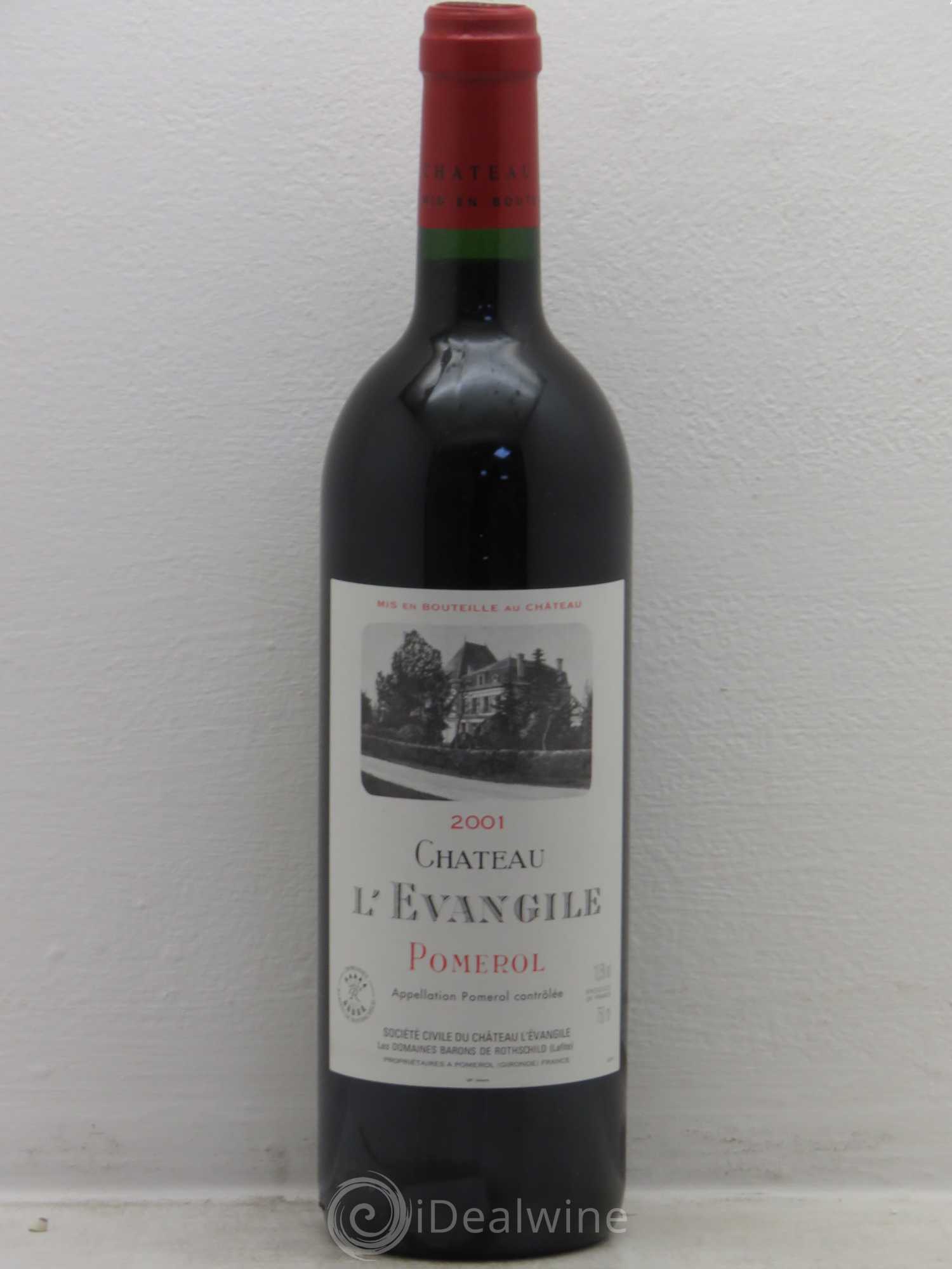 Château l' Évangile 2001 - Lot de 1 bouteille - 0
