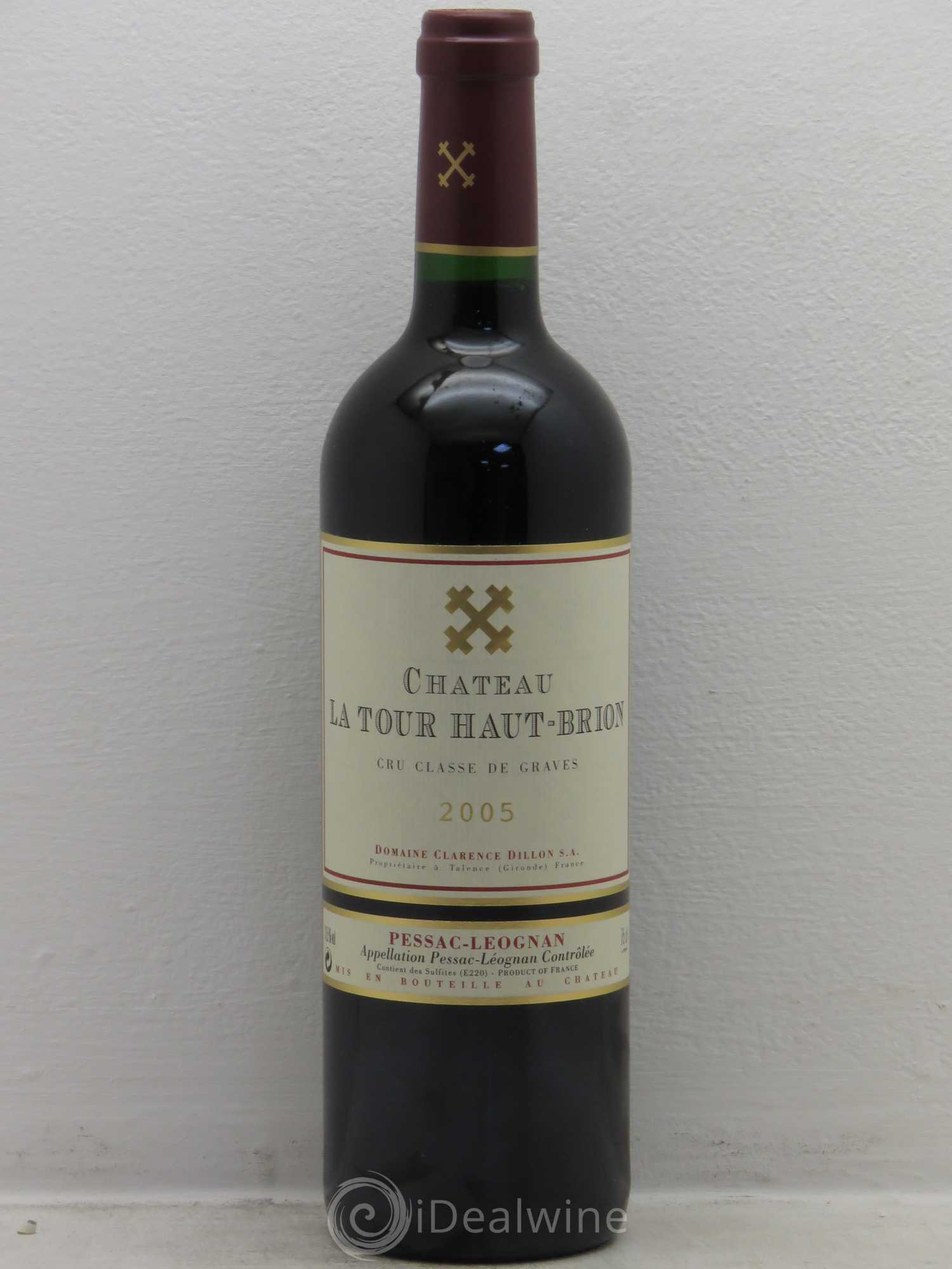 Château la Tour Haut-Brion Cru Classé de Graves 2005 - Lot de 12 bouteilles - 0