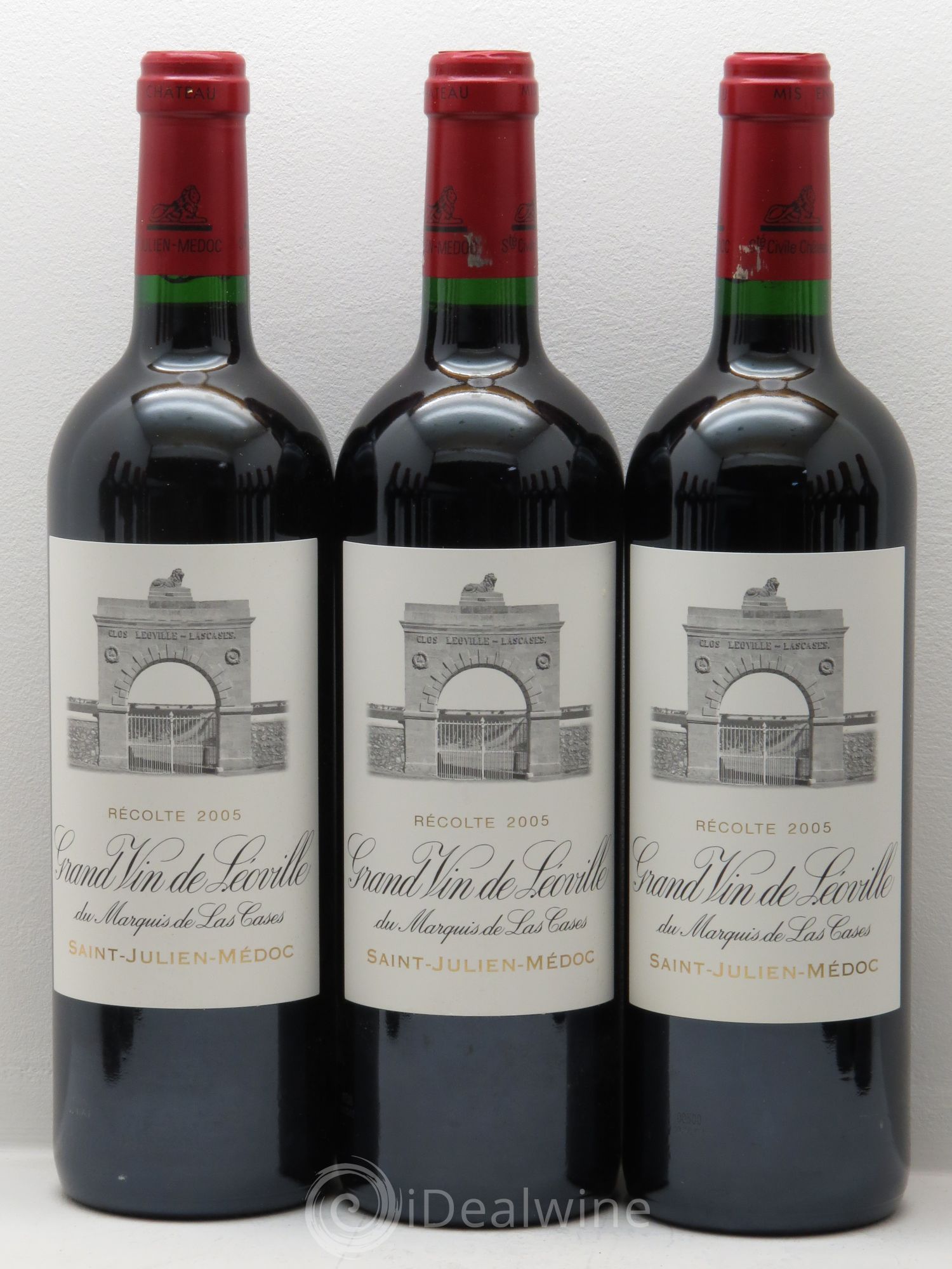 Château Léoville Las Cases 2ème Grand Cru Classé 2005 - Lot de 12 bouteilles - 1