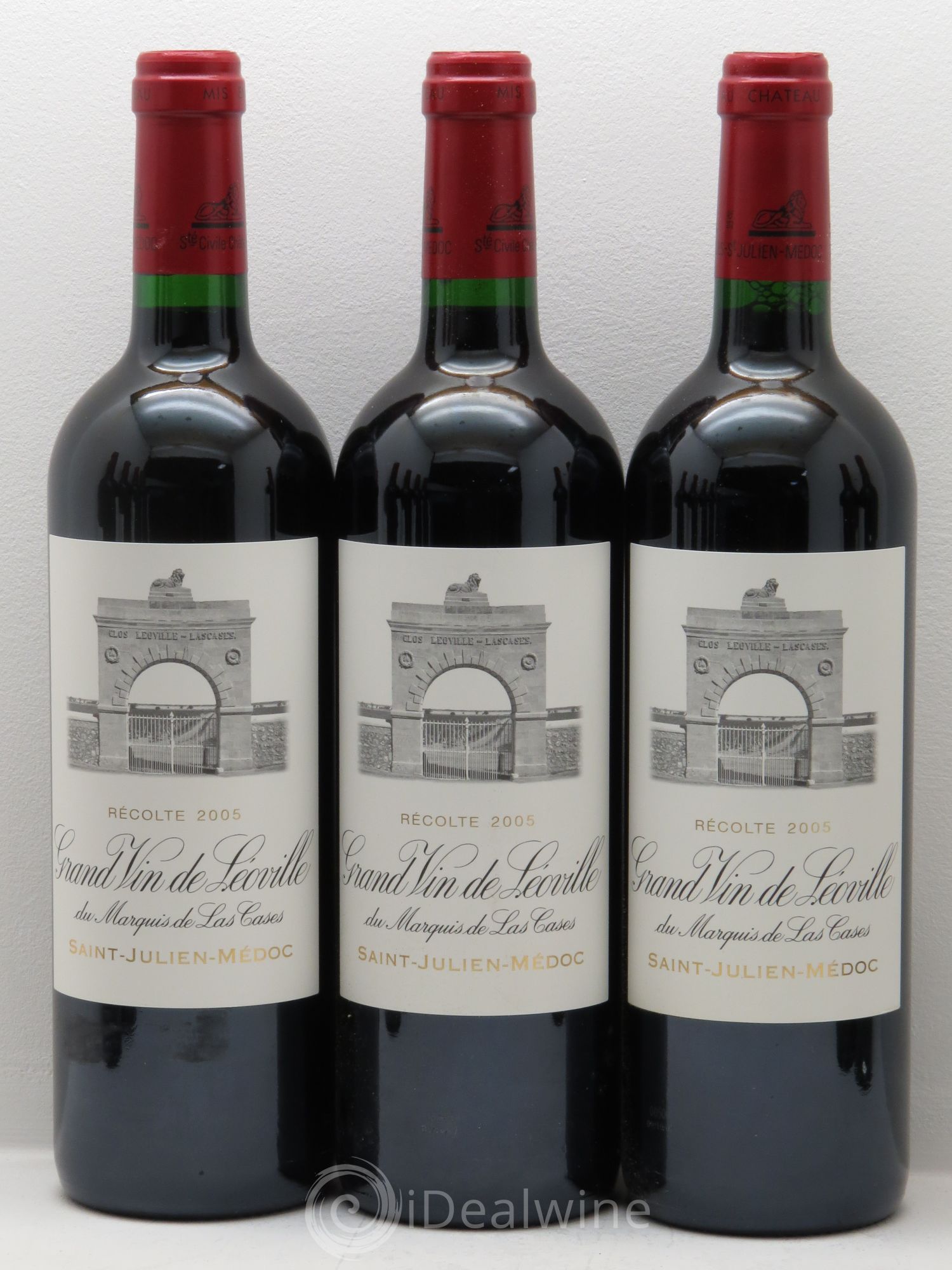 Château Léoville Las Cases 2ème Grand Cru Classé 2005 - Lot de 12 bouteilles - 2