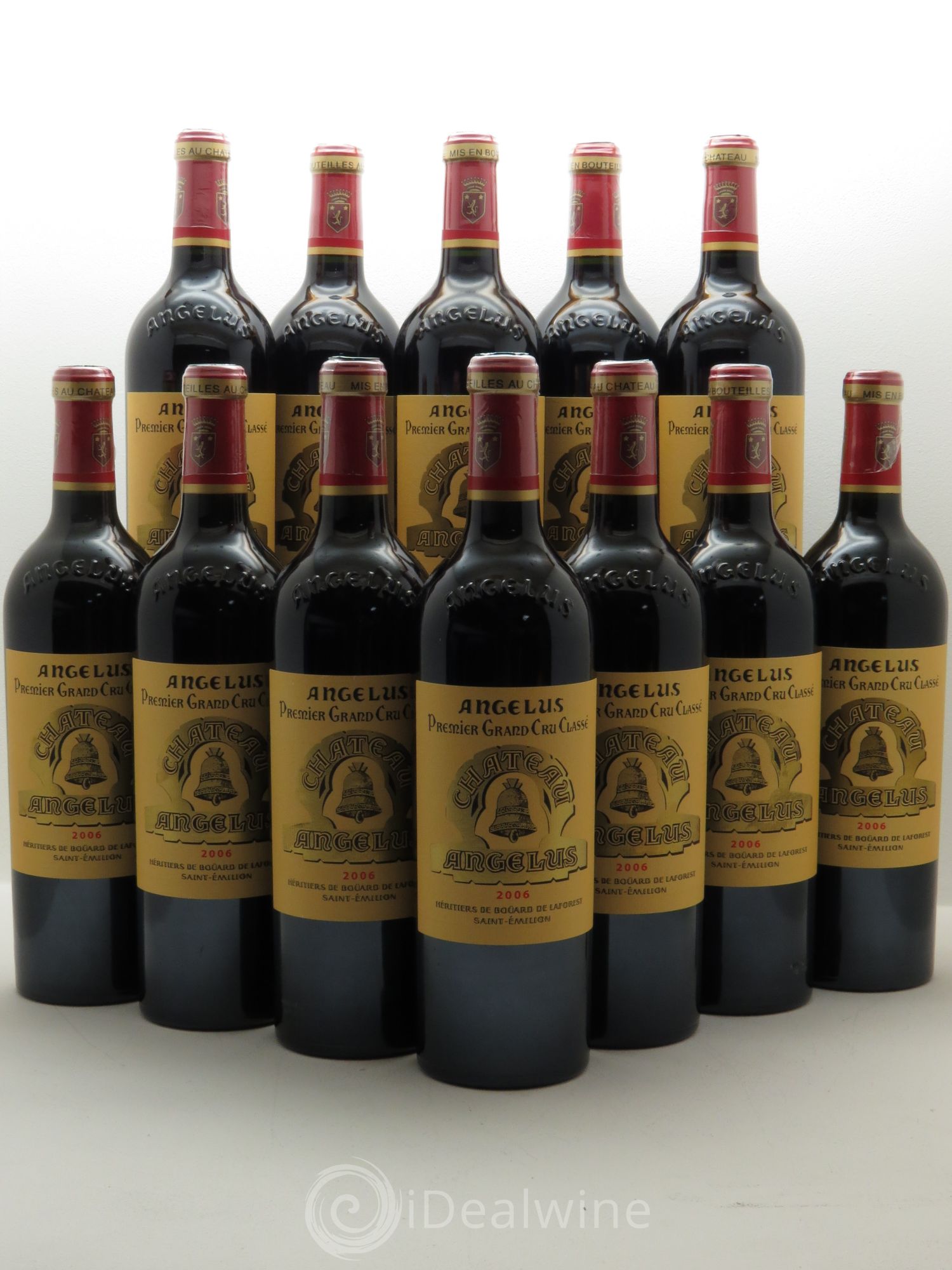 Château Angélus 1er Grand Cru Classé A 2006 - Lot de 12 bouteilles - 0