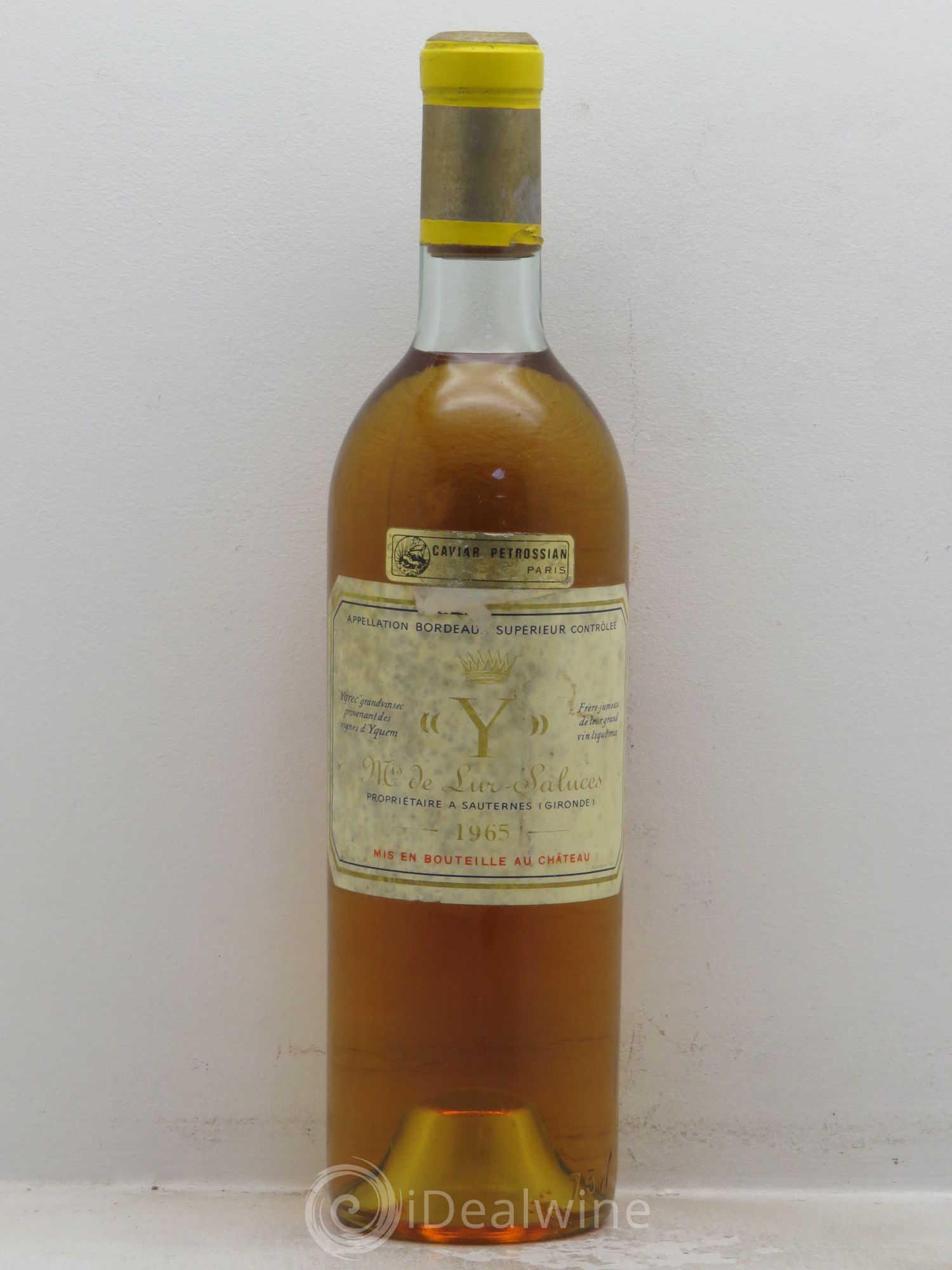 Y de Yquem 1965 - Lot de 1 bouteille - 0