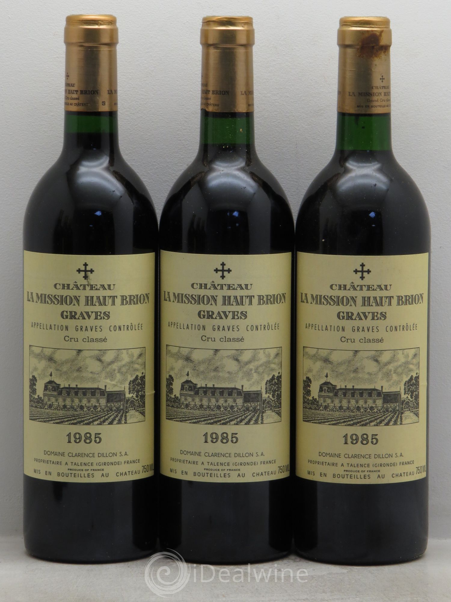 Château la Mission Haut-Brion Cru Classé de Graves 1985 - Lot de 12 bouteilles - 3