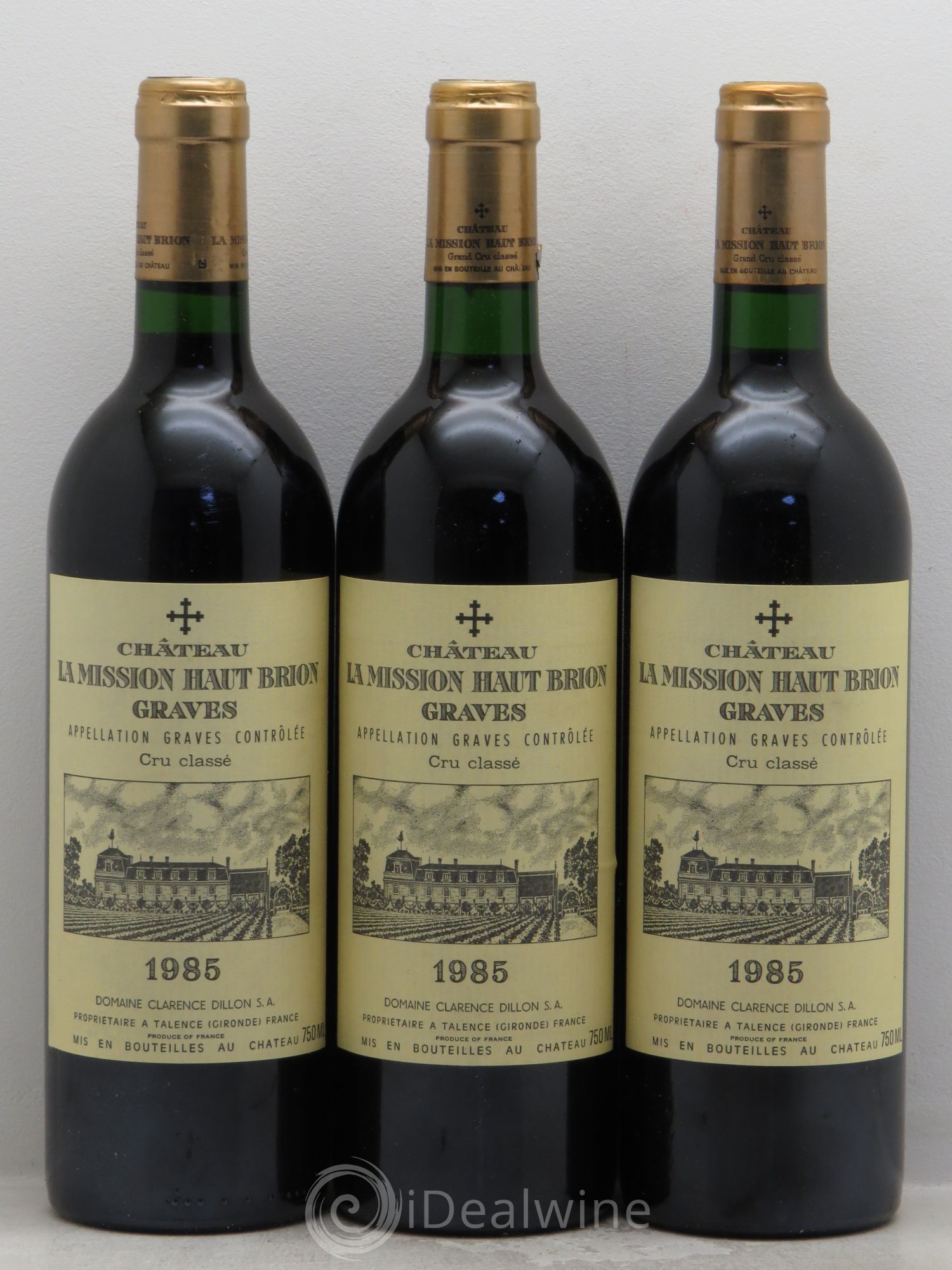 Château la Mission Haut-Brion Cru Classé de Graves 1985 - Lot de 12 bouteilles - 4