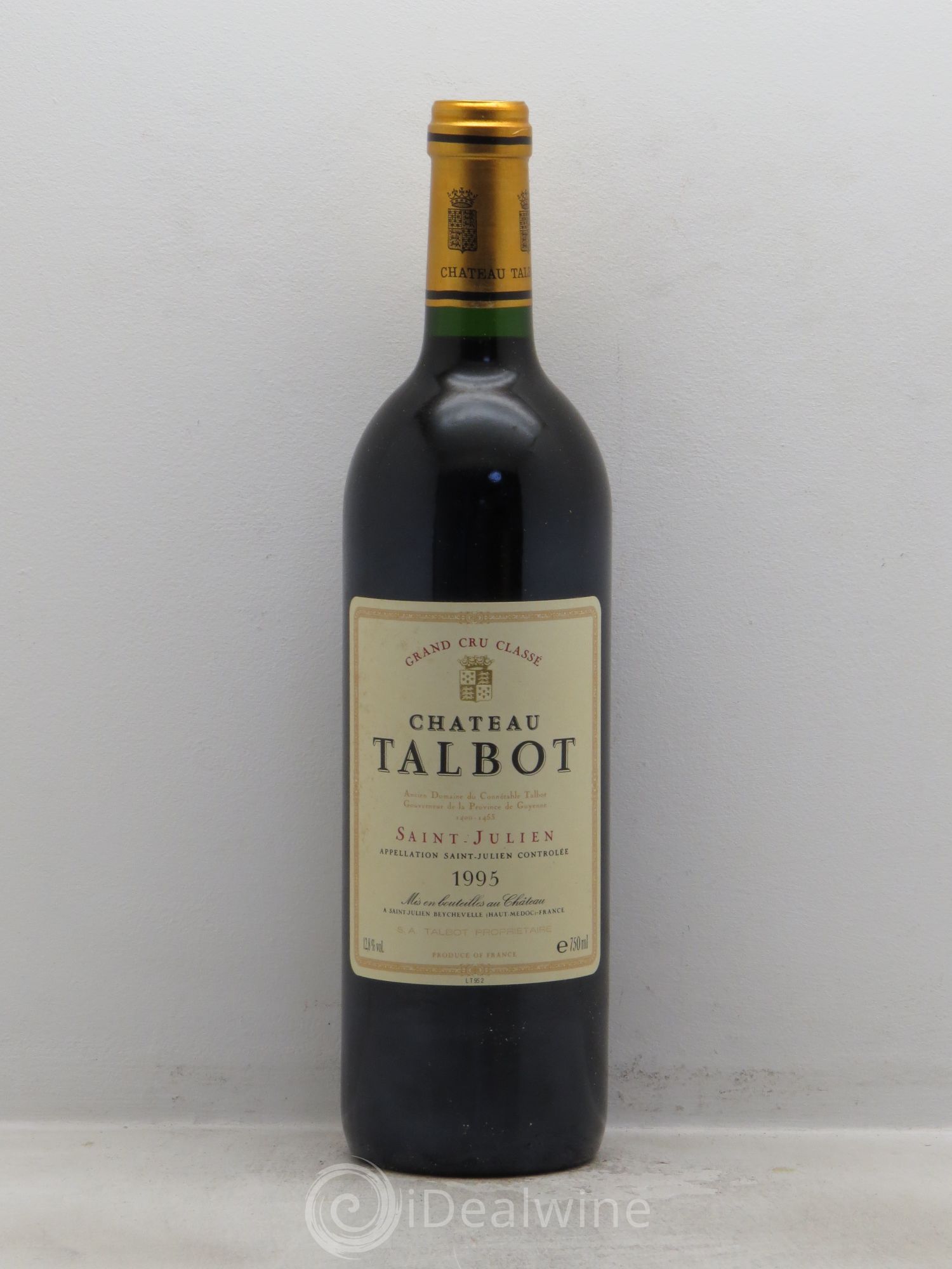 Château Talbot 4ème Grand Cru Classé 1995 - Lot de 12 bouteilles - 0