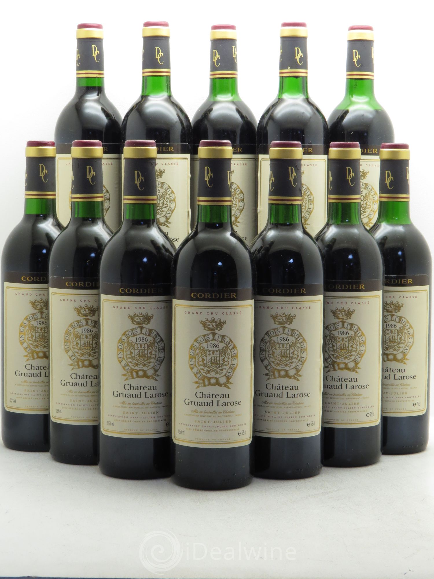 Château Gruaud Larose 2ème Grand Cru Classé 1986 - Lot de 12 bouteilles - 0
