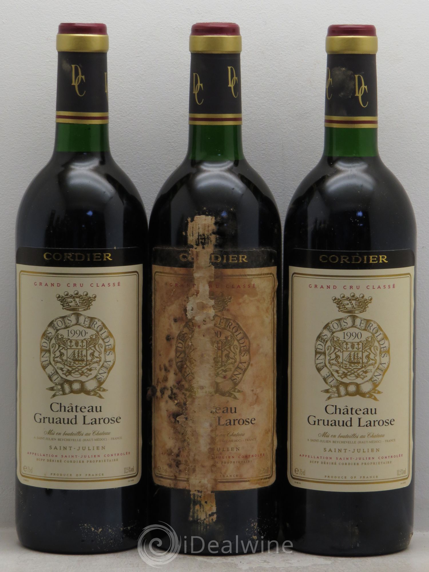 Château Gruaud Larose 2ème Grand Cru Classé 1990 - Lot de 12 bouteilles - 1