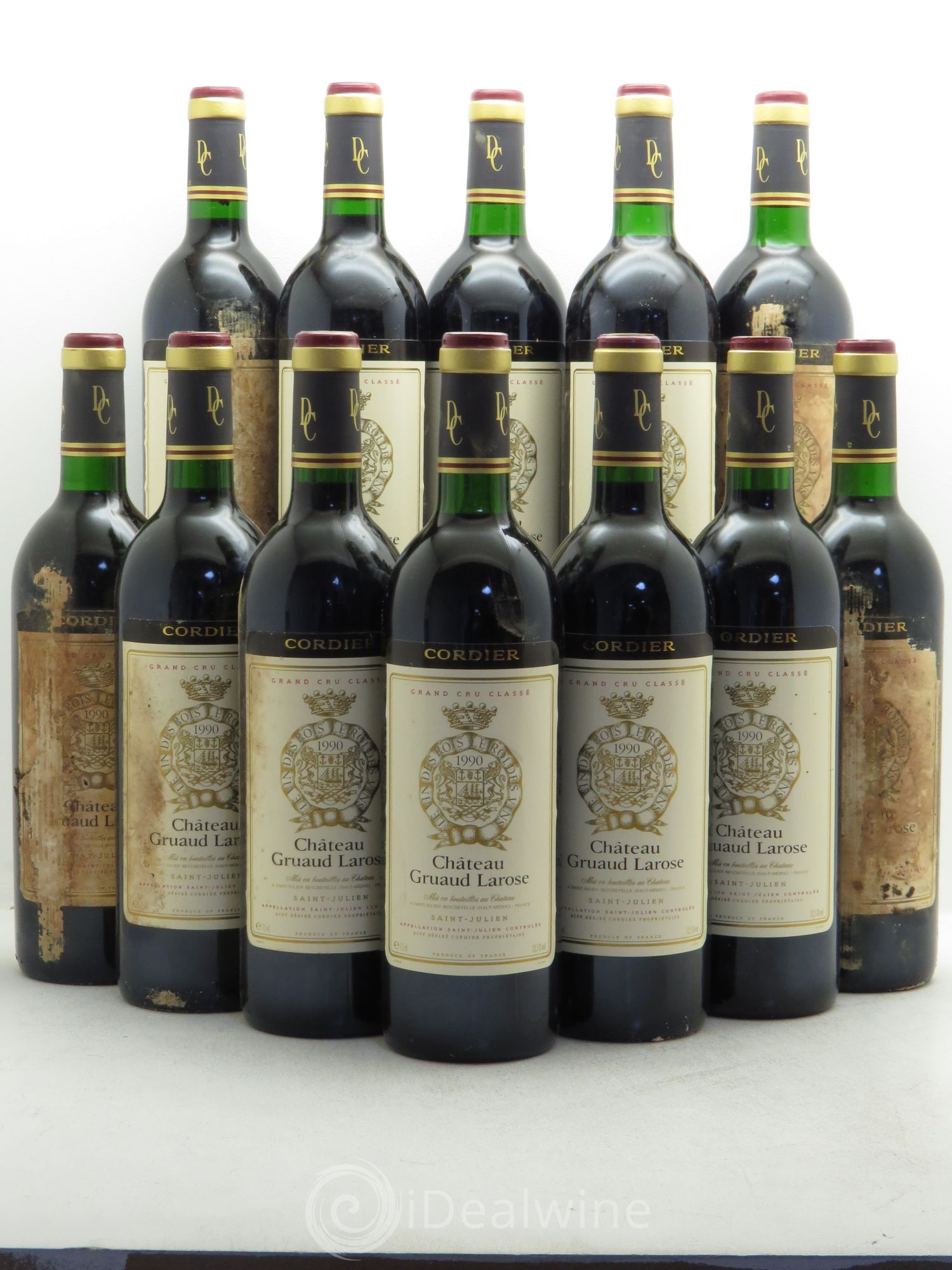 Château Gruaud Larose 2ème Grand Cru Classé 1990 - Lot de 12 bouteilles - 0