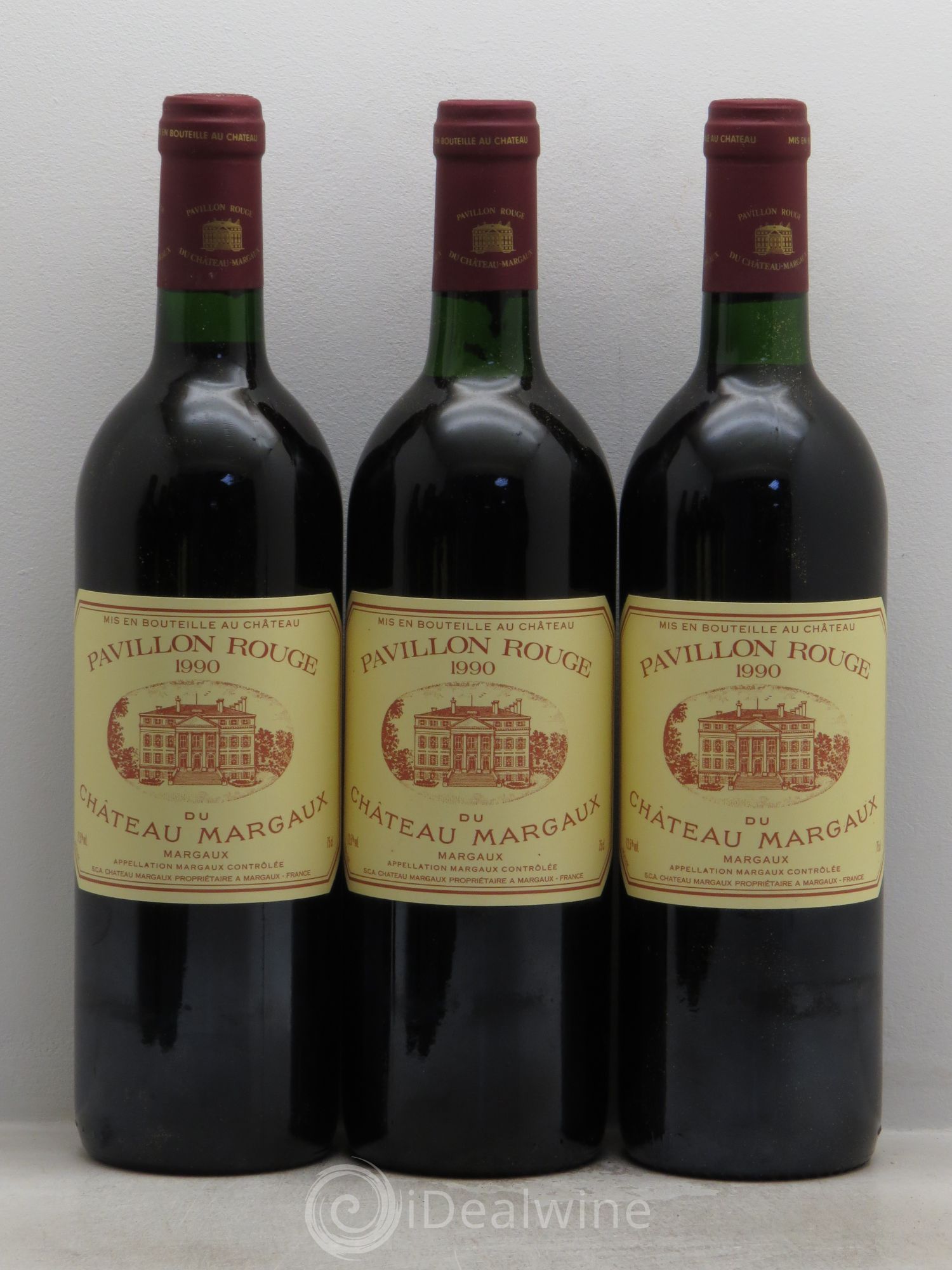 Pavillon Rouge du Château Margaux Second Vin 1990 - Lot de 12 bouteilles - 1