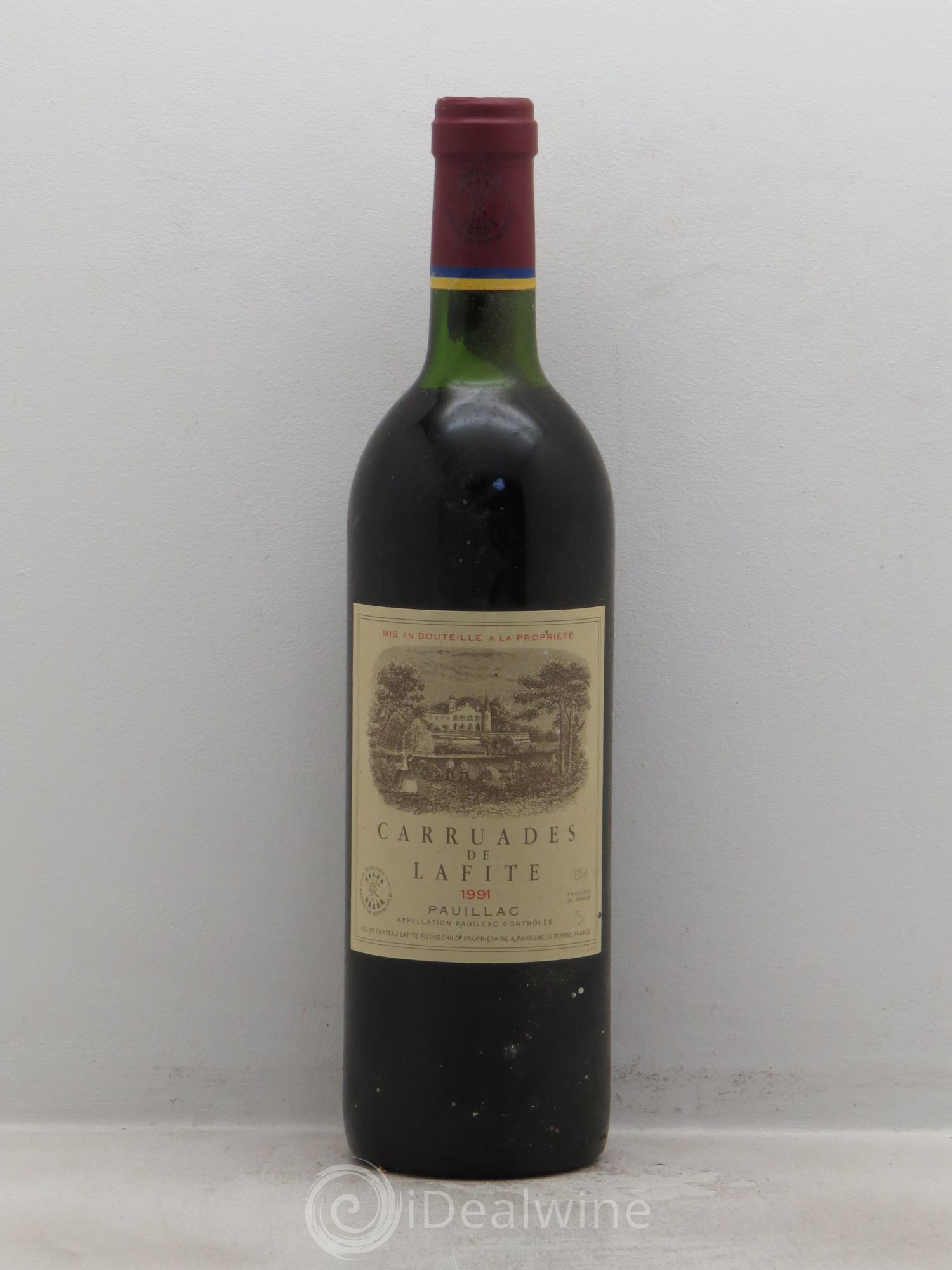 Carruades de Lafite Rothschild Second Vin 1991 - Lot de 6 bouteilles - 0