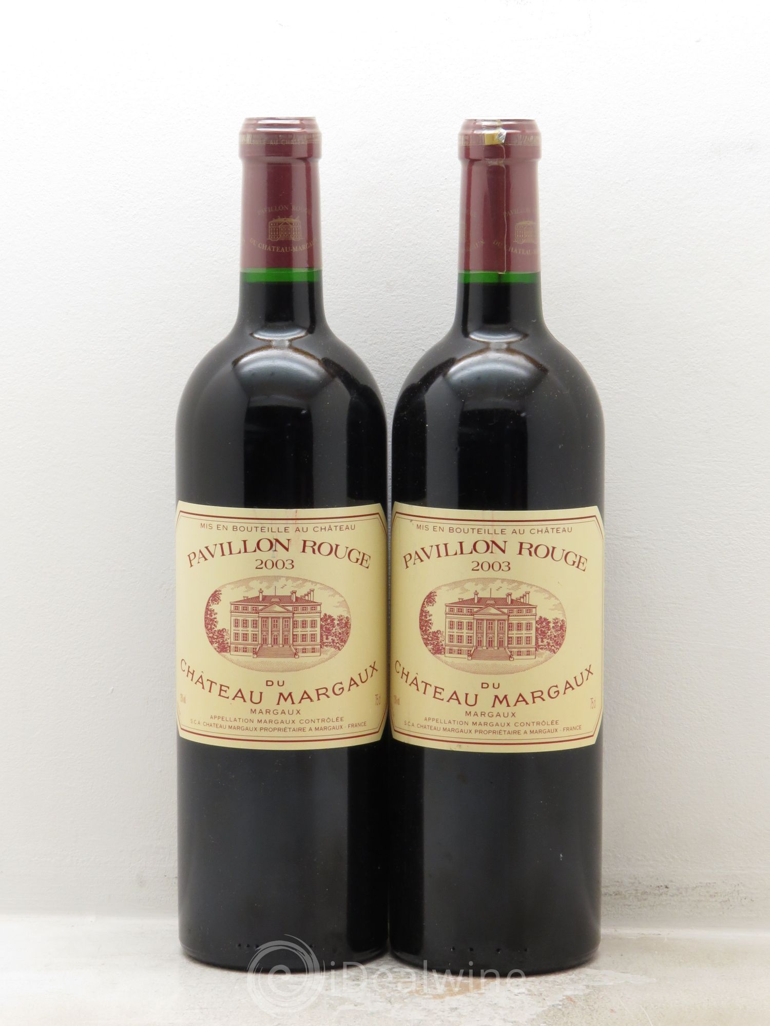 Pavillon Rouge du Château Margaux Second Vin 2003 - Lot de 2 bouteilles - 0