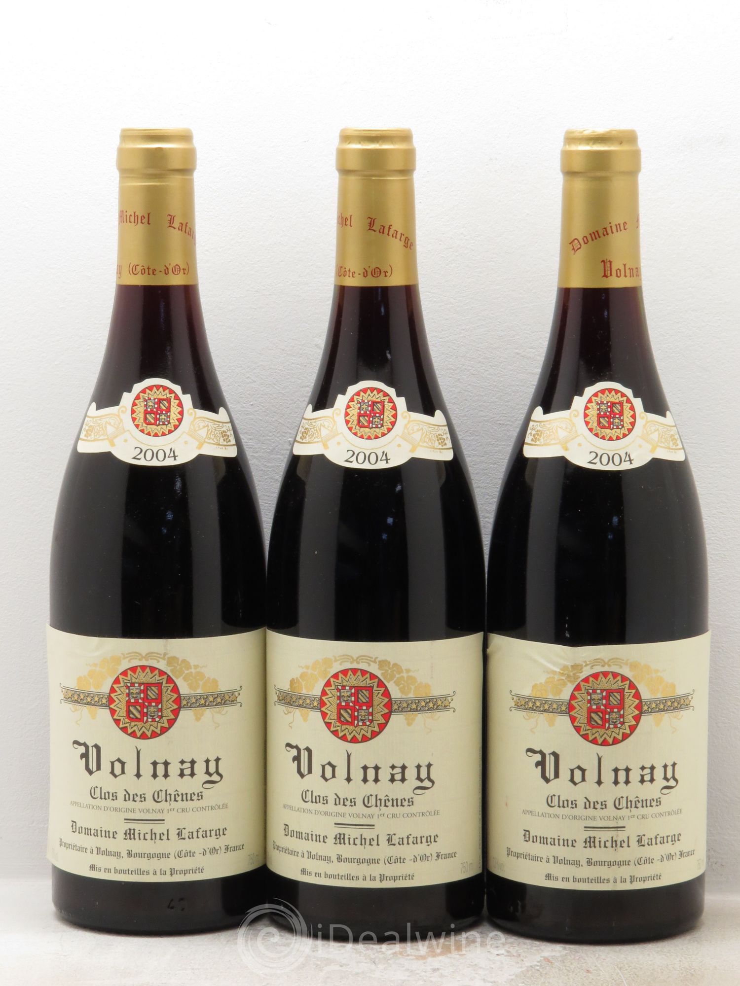 Volnay 1er Cru Clos des Chênes Lafarge (Domaine) 2004 - Lot de 3 bouteilles - 0