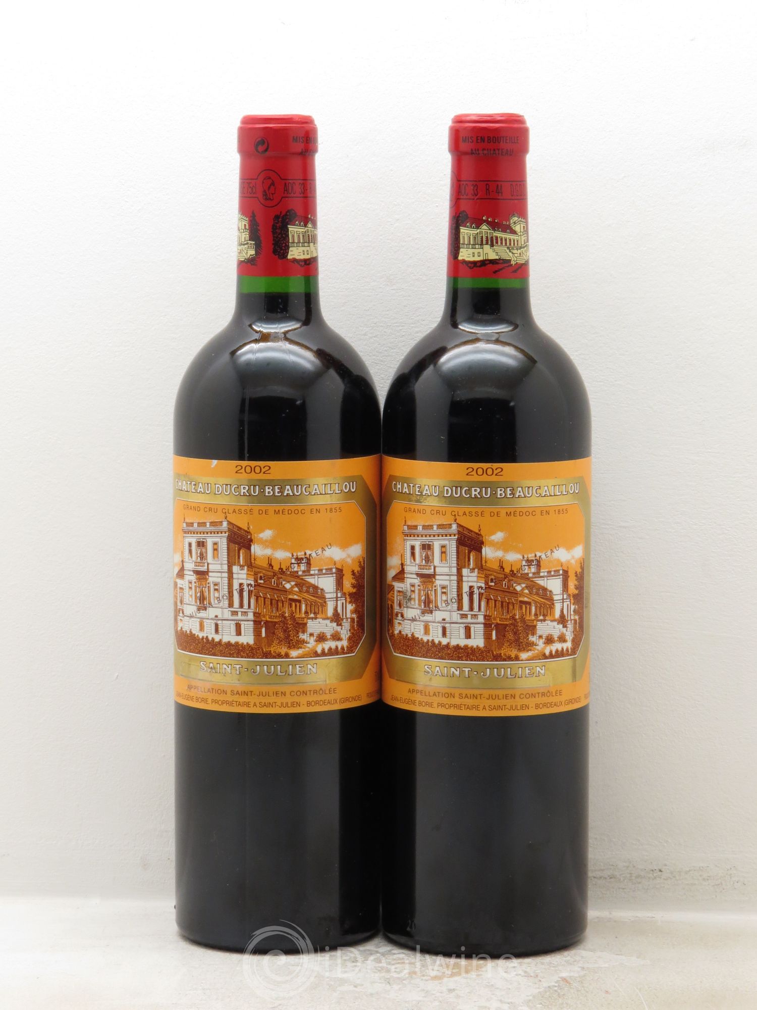 Château Ducru Beaucaillou 2ème Grand Cru Classé 2002 - Lot de 2 bouteilles - 0