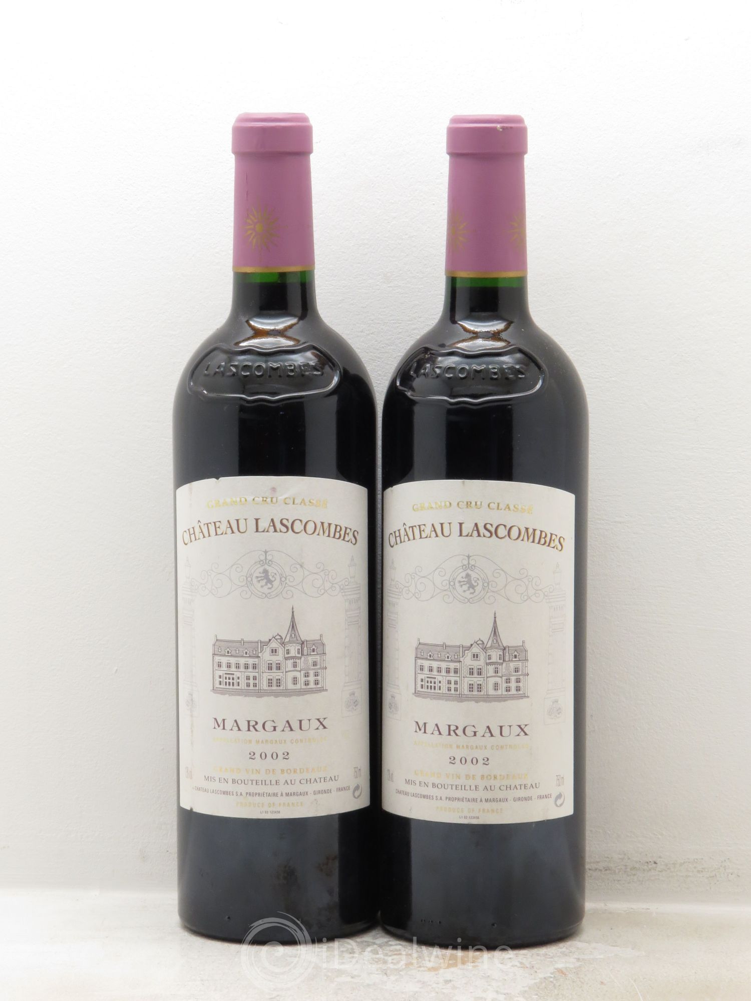 Château Lascombes 2ème Grand Cru Classé 2002 - Lot de 2 bouteilles - 0
