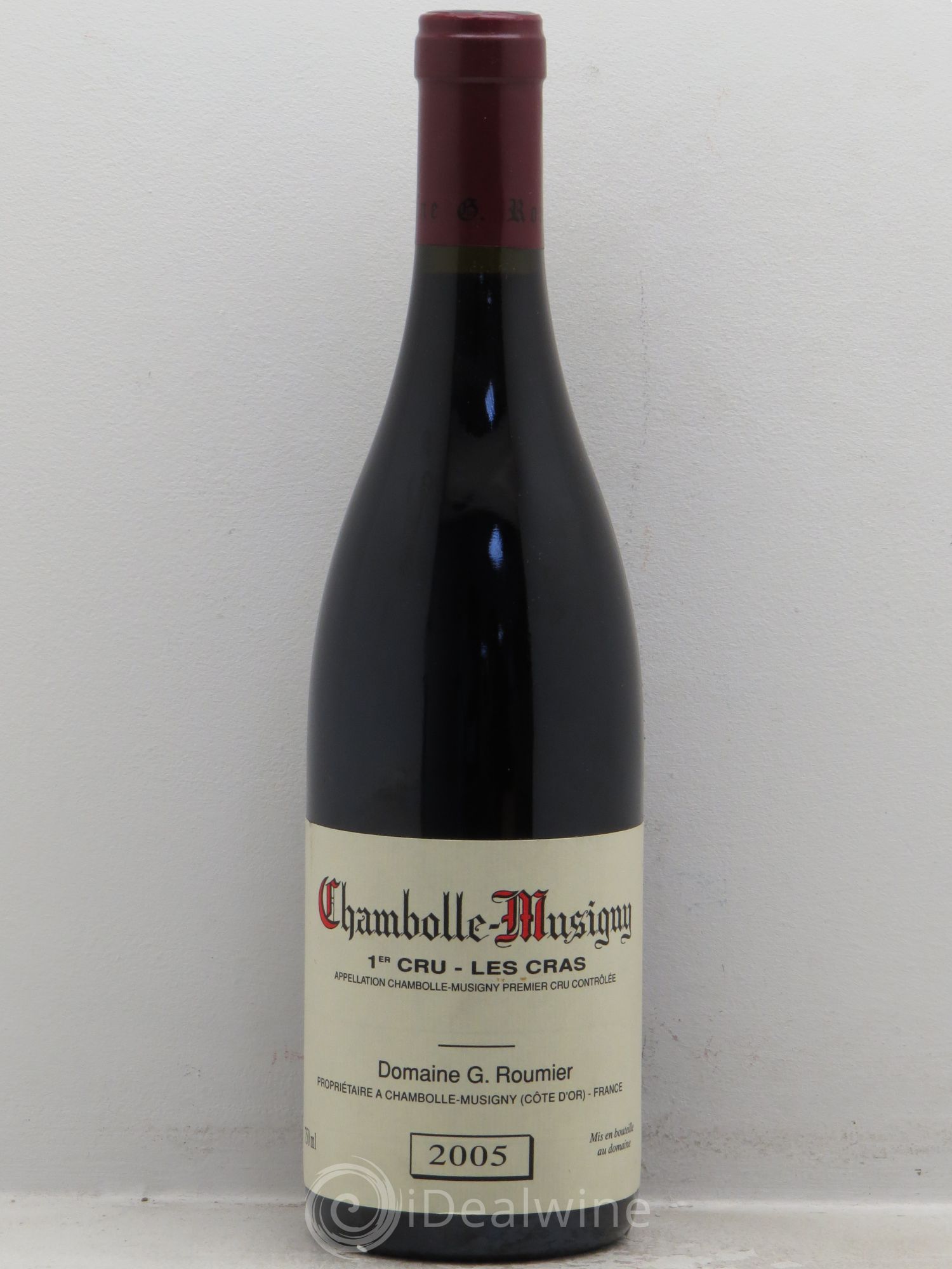 Chambolle-Musigny 1er Cru Les Cras Georges Roumier (Domaine) 2005 - Lot de 1 bouteille - 0
