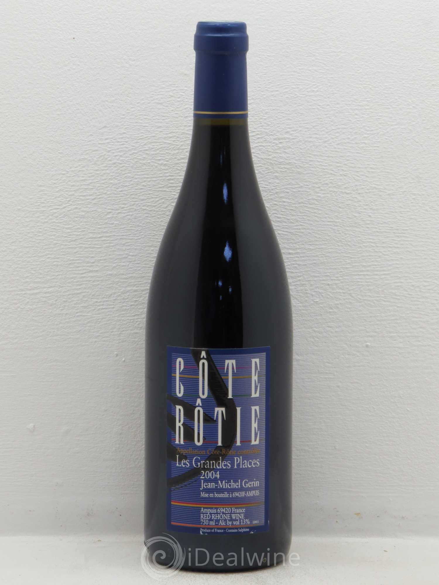 Côte-Rôtie Les Grandes Places Jean-Michel Gerin 2004 - Lot de 1 bouteille - 0