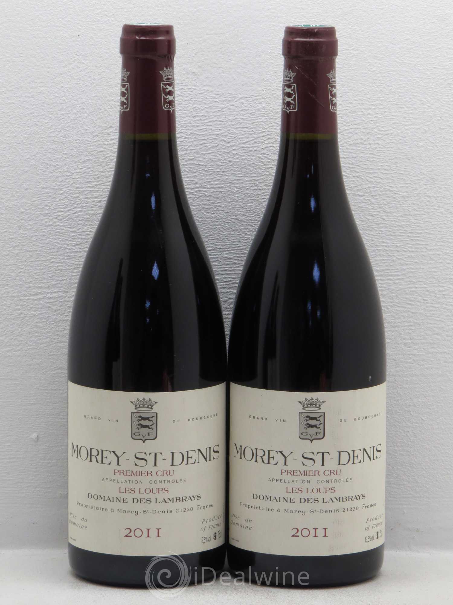 Morey-Saint-Denis 1er Cru Les Loups Domaine des Lambrays 2011 - Lot de 4 bouteilles - 1
