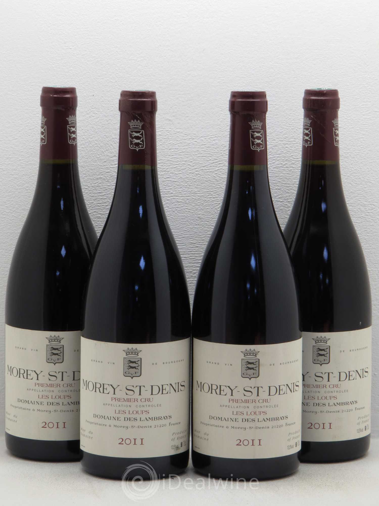Morey-Saint-Denis 1er Cru Les Loups Domaine des Lambrays 2011 - Lot de 4 bouteilles - 0