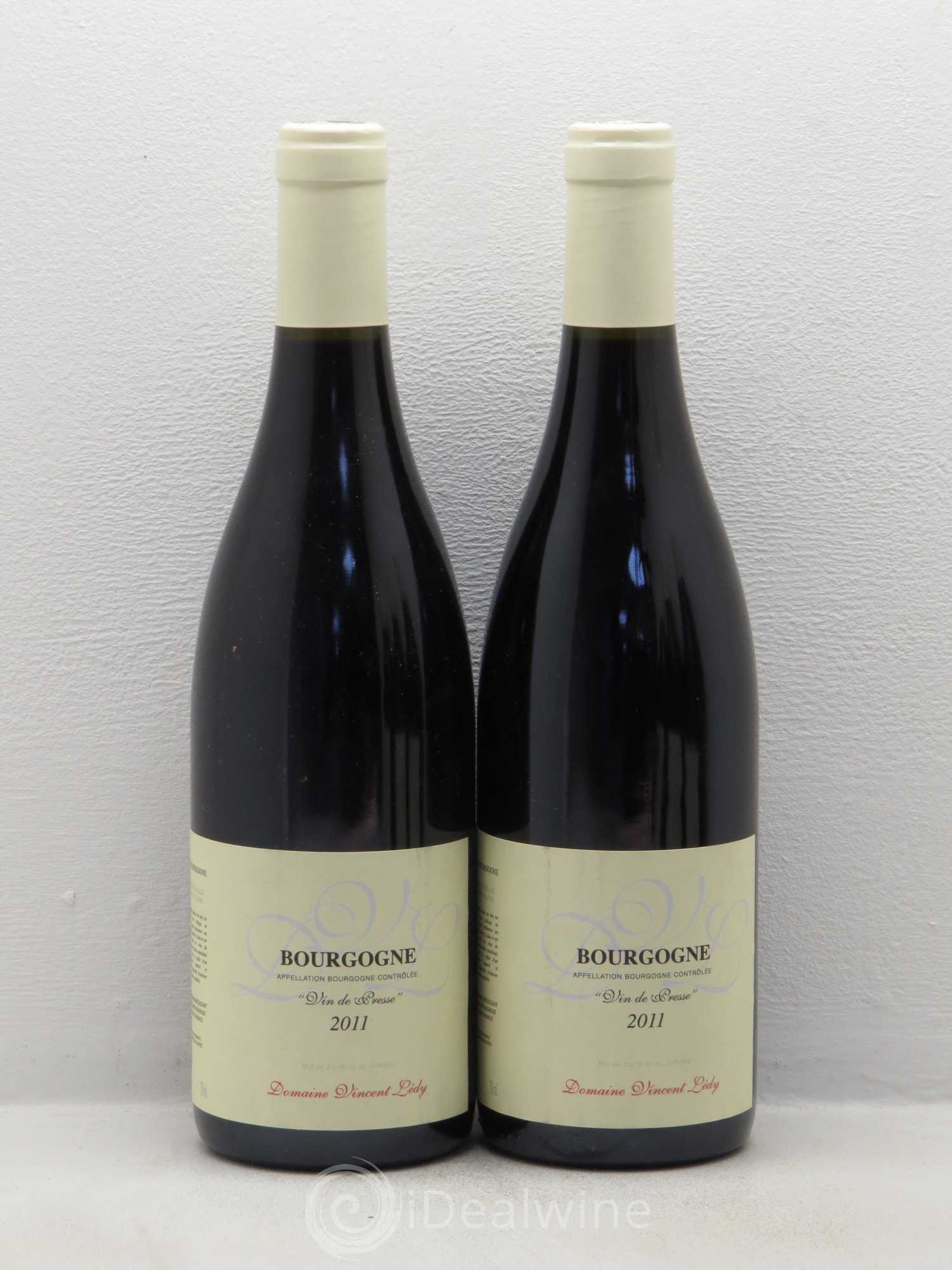 Bourgogne Vin De Presse Domaine Vincent Ledy 2011 - Posten von 5 Flaschen - 2