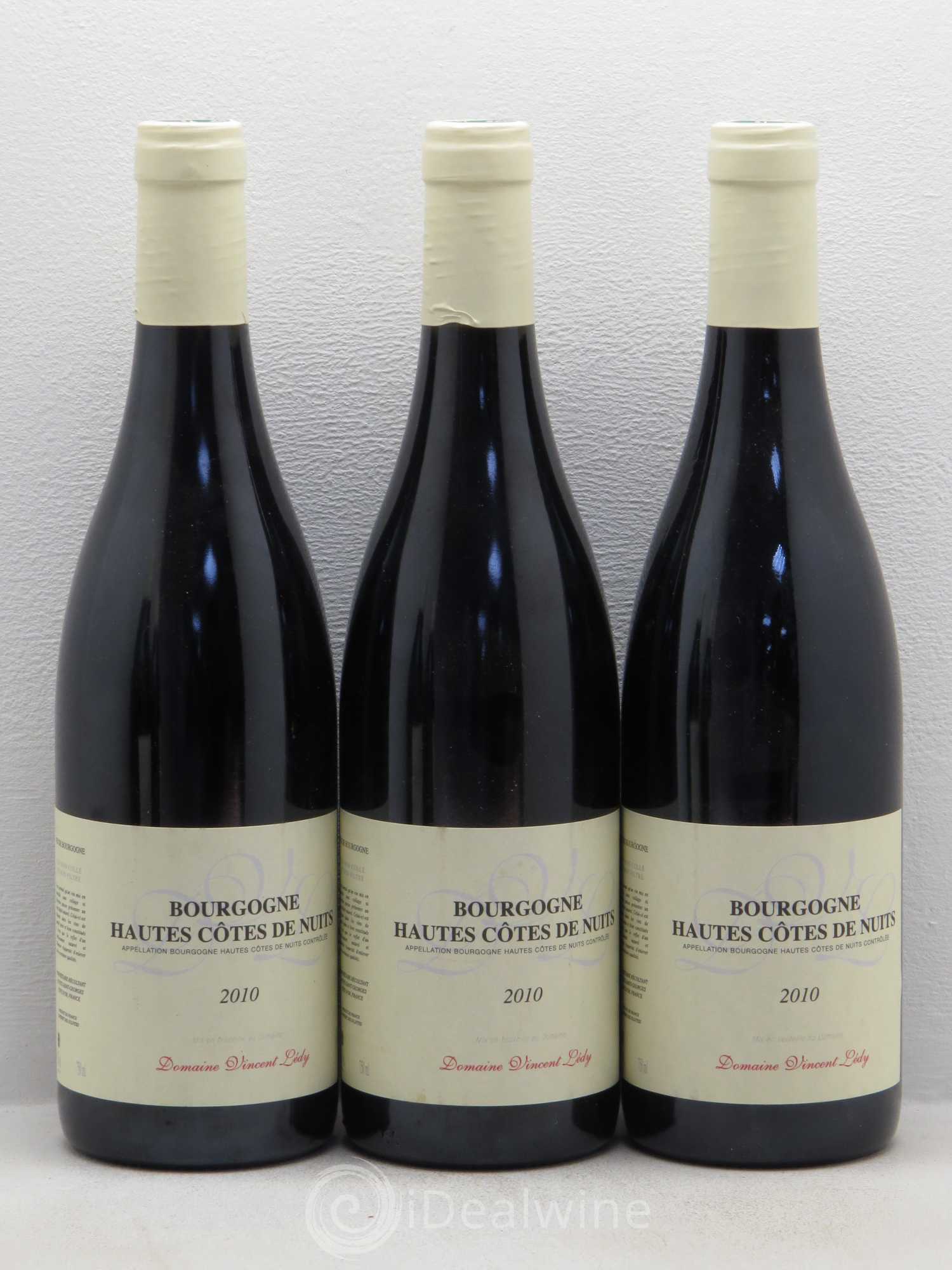 Hautes-Côtes de Nuits Domaine Vincent Ledy 2010 - Posten von 5 Flaschen - 1