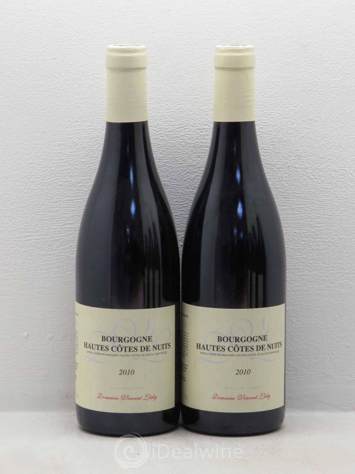 Hautes-Côtes de Nuits Domaine Vincent Ledy 2010 - Posten von 5 Flaschen - 2