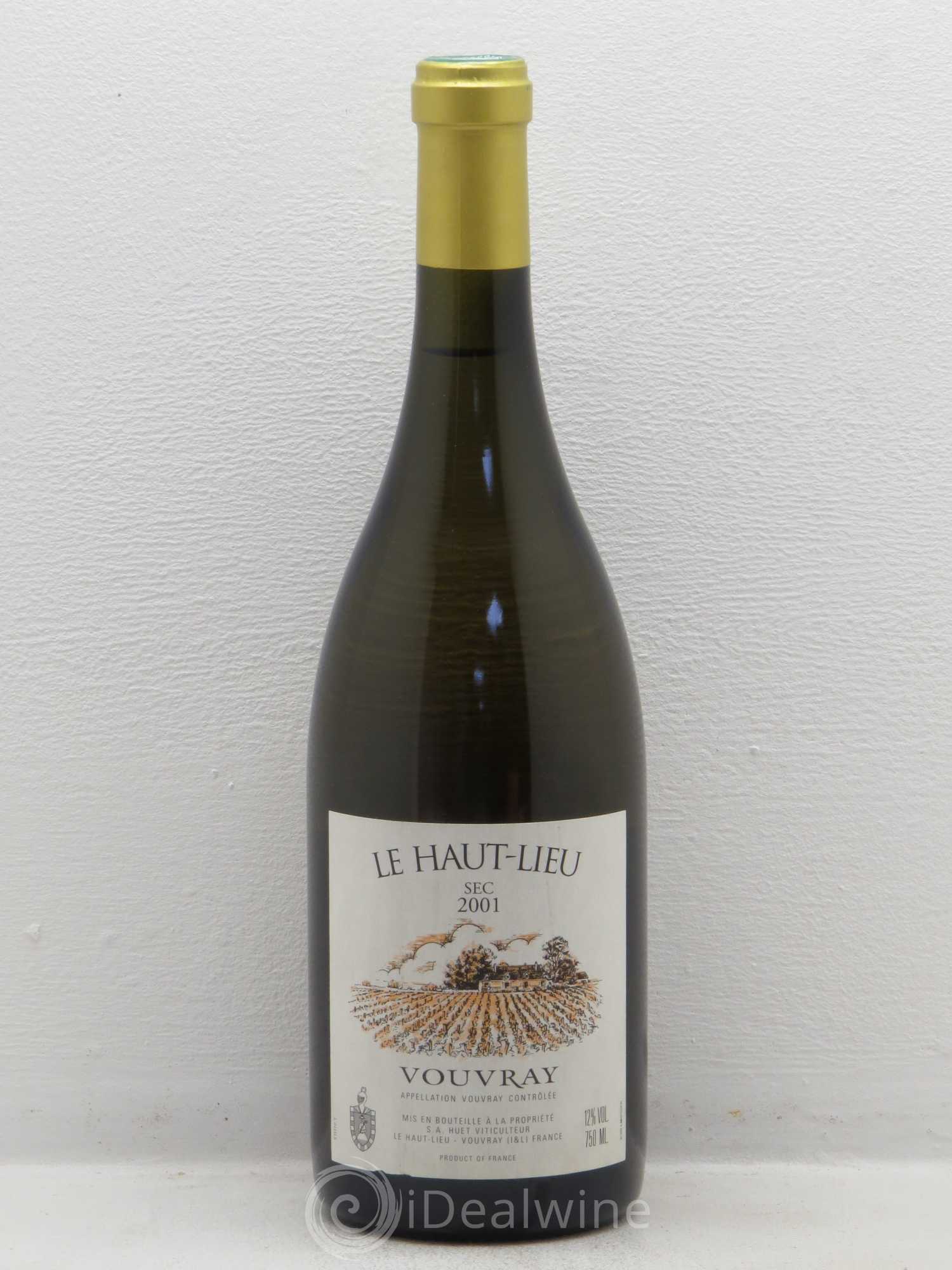 Vouvray Le Haut-Lieu Sec Domaine Huet 2001 - Lot de 1 bouteille - 0