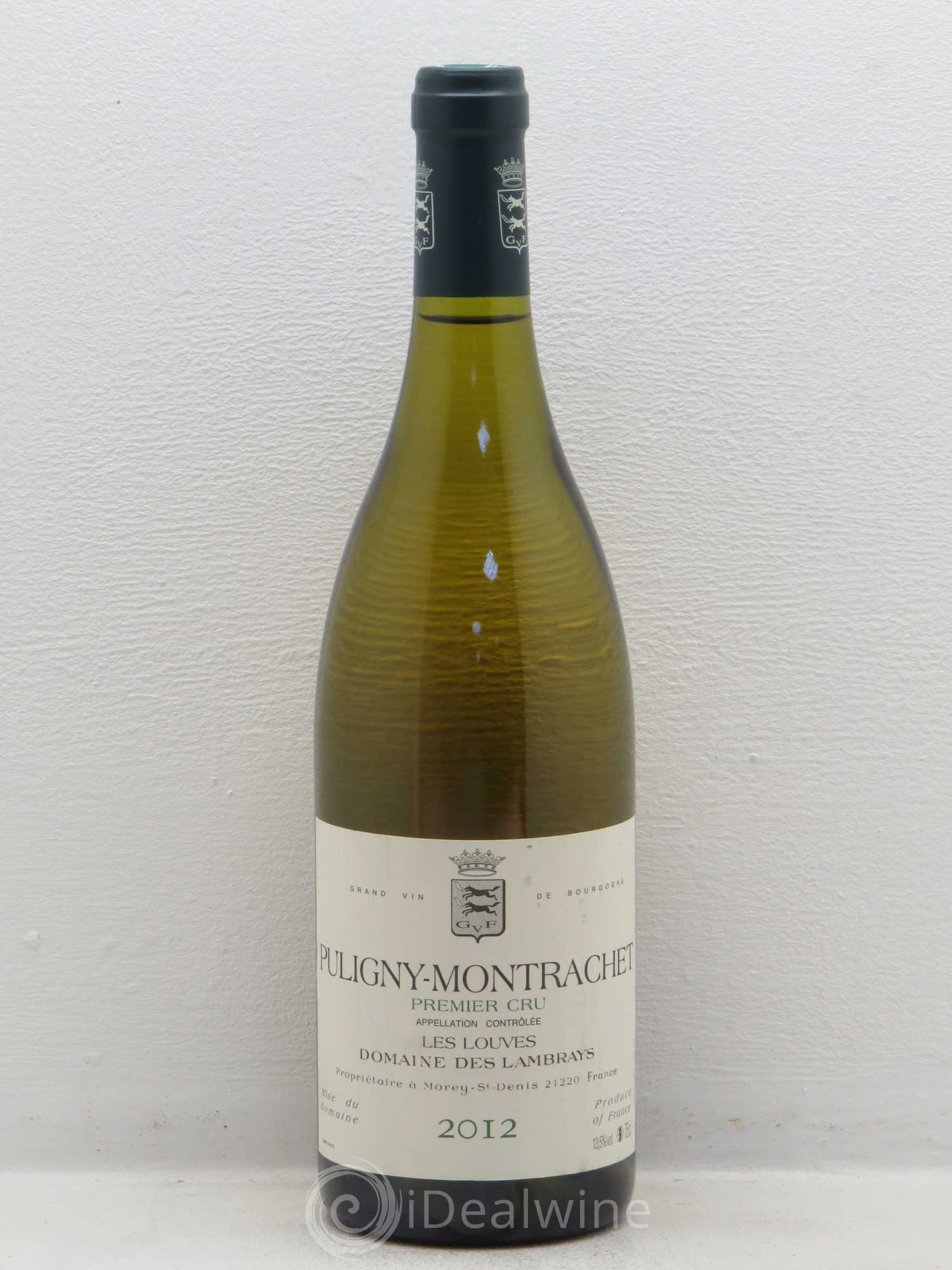 Puligny-Montrachet 1er Cru Les Louves - Domaine des Lambrays 2012 - Posten von 1 Flasche - 0