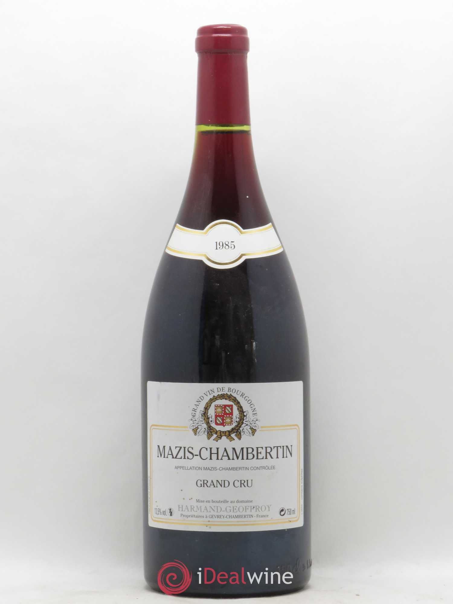 Mazis-Chambertin Grand Cru Harmand-Geoffroy (Domaine) 1985 - Lot de 1 magnum - 0