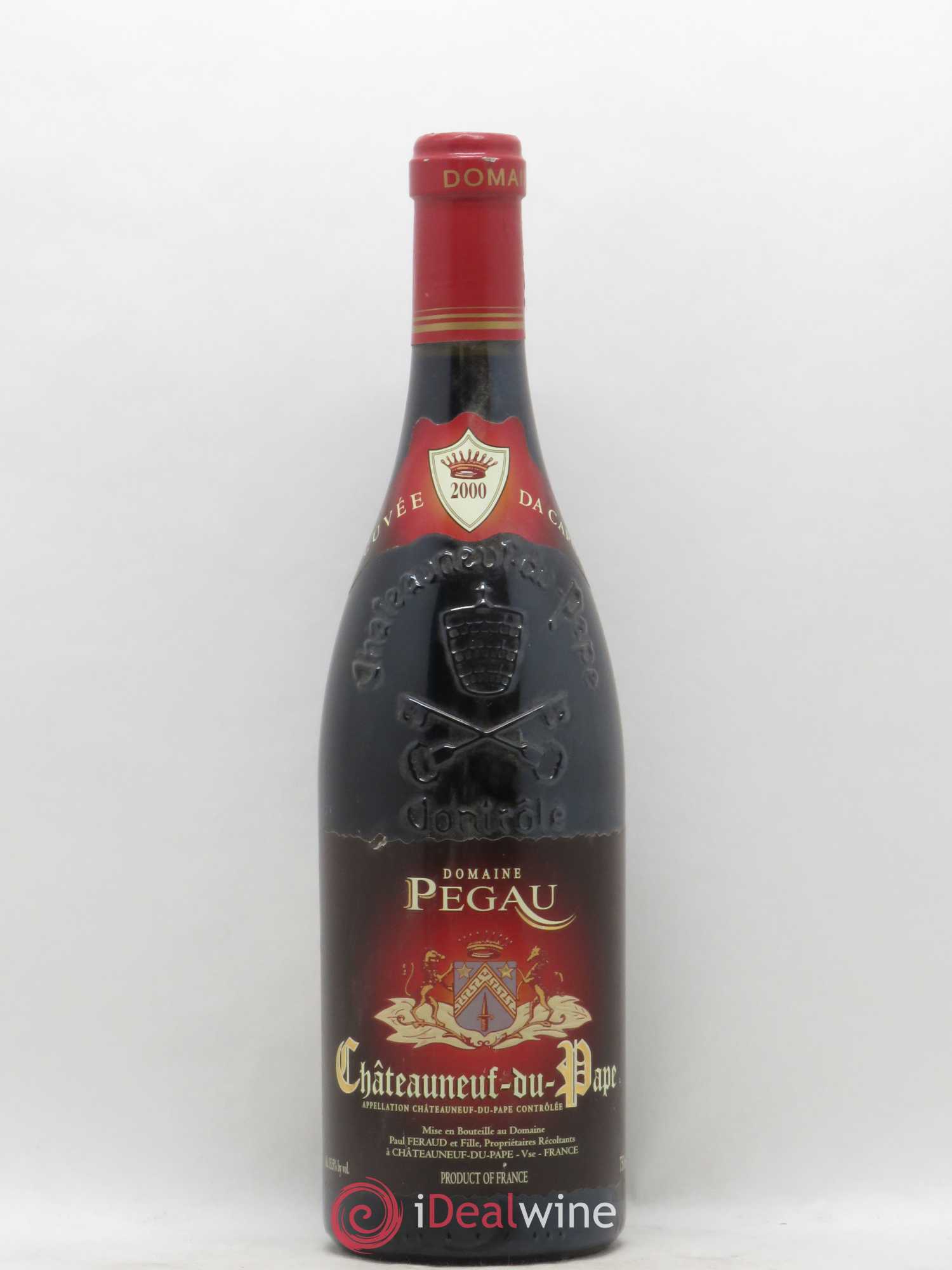 Châteauneuf-du-Pape Domaine du Pégau Cuvée Da Capo Paul et Laurence Féraud 2000 - Lot de 1 bouteille - 0