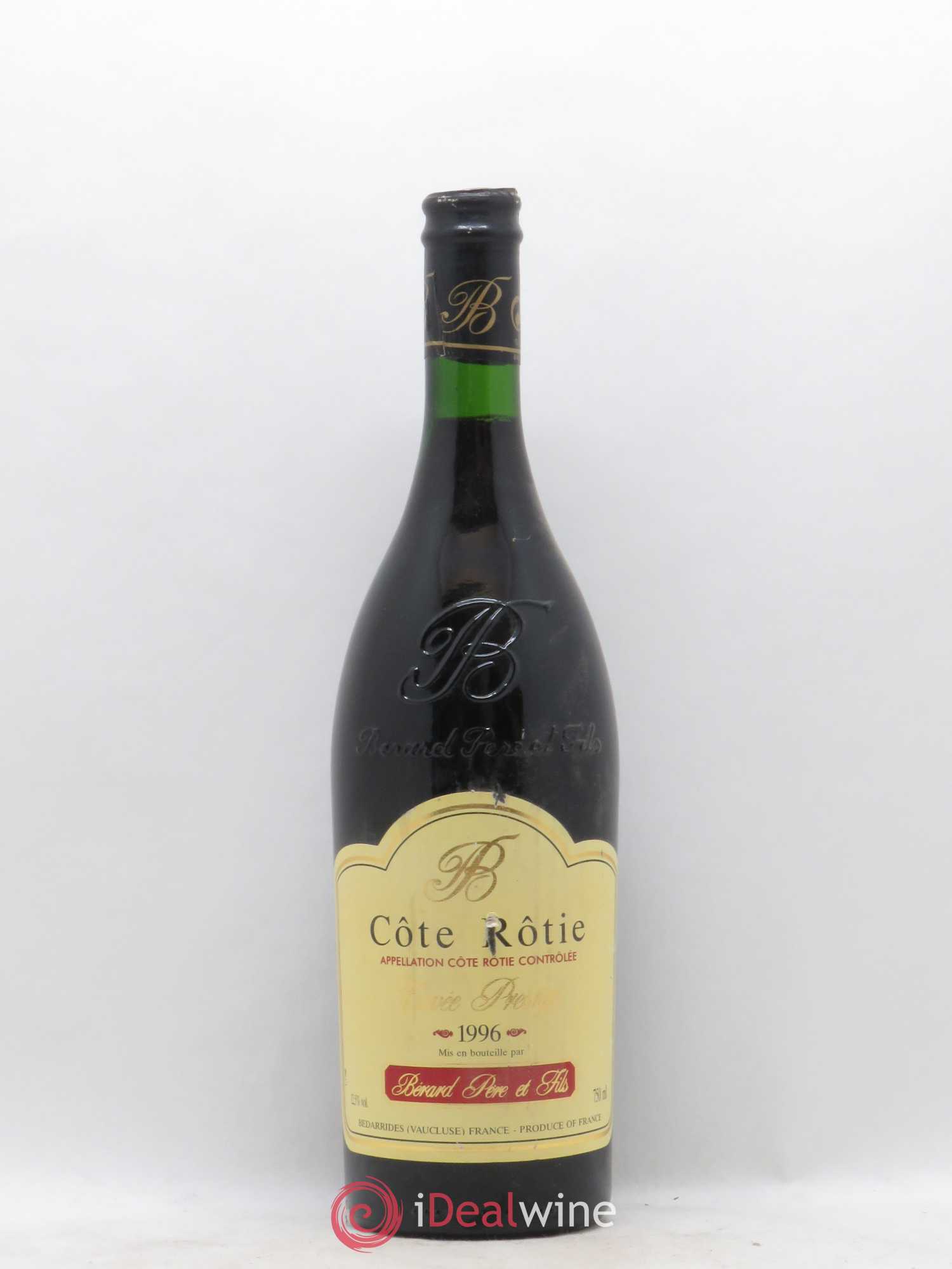 Côte-Rôtie Prestige Domaine Berard Pere Et Fils 1996 - Lot de 1 bouteille - 0