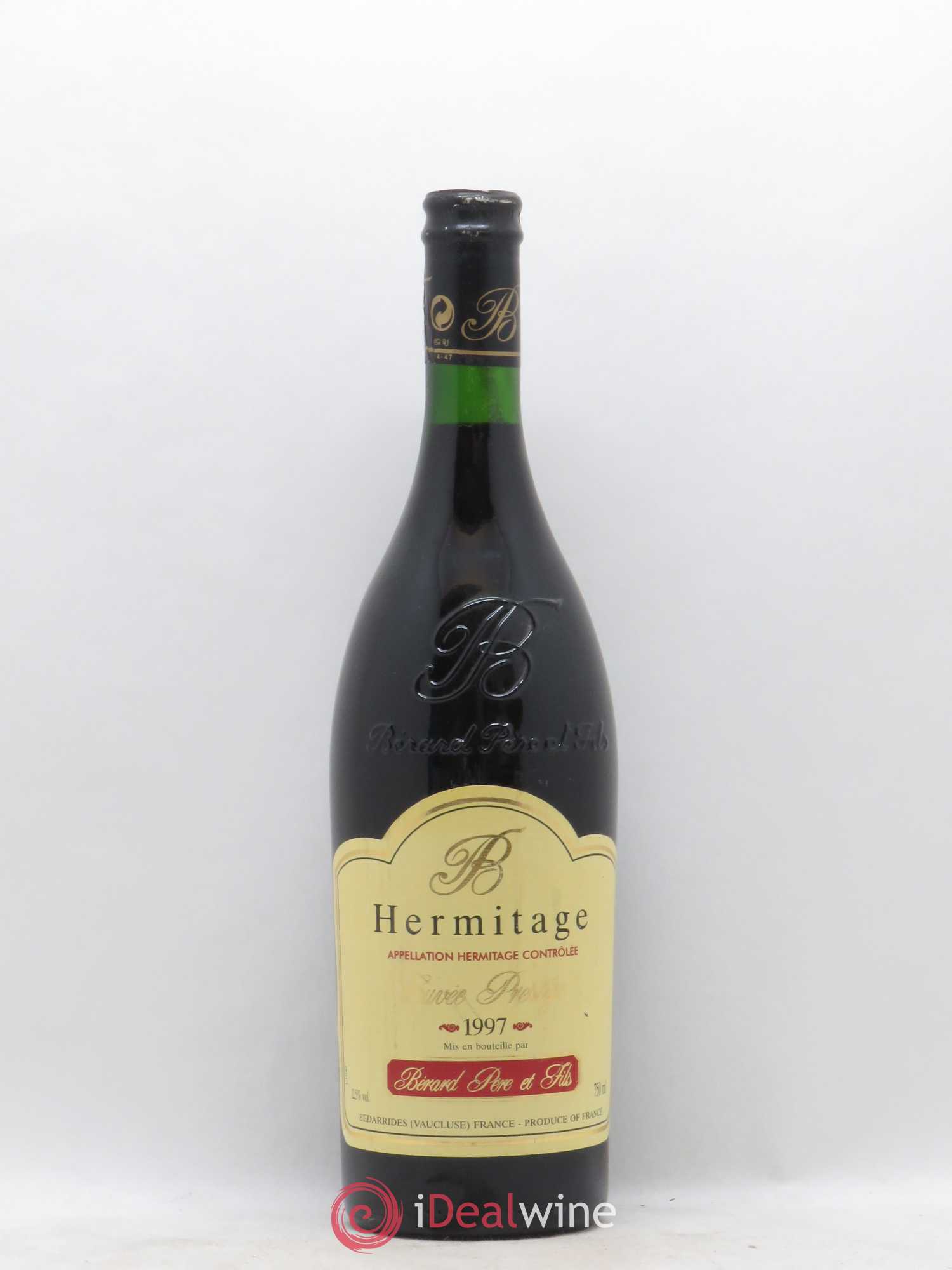 Hermitage Prestige Domaine Berard Pere Et Fils 1997 - Posten von 1 Flasche - 0
