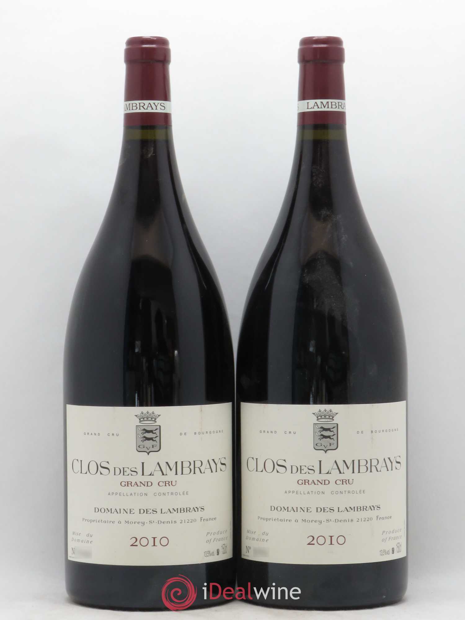 Clos des Lambrays Grand Cru Domaine des Lambrays 2010 - Lot de 2 magnums - 0